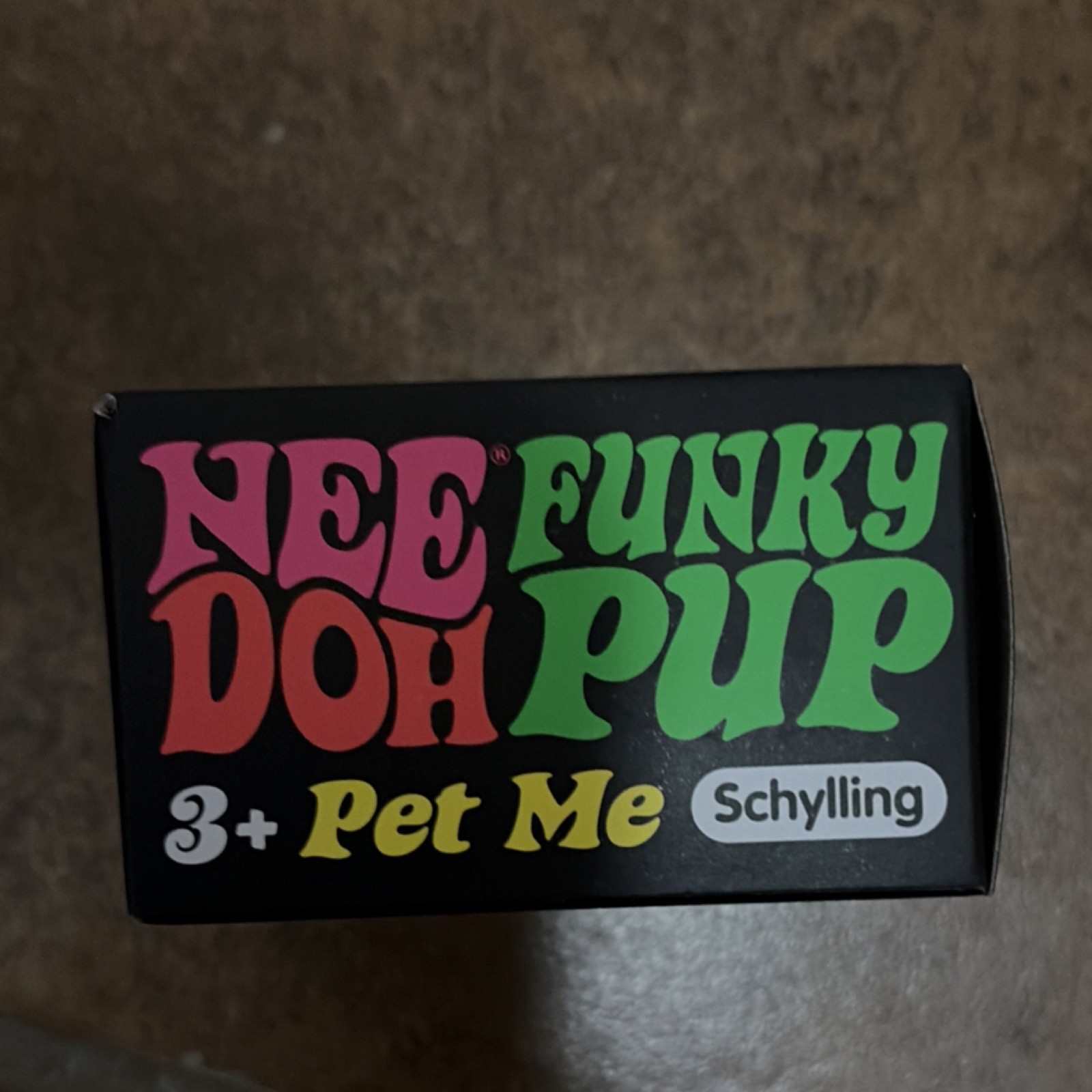 NeeDoh Funky Pup Tactile Squish Squeeze Toy Purple 3+