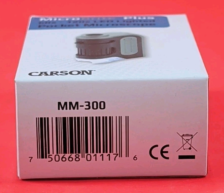 Carson Microbrite Plus Led Pocket Microscope 60X 120X Magnification Education…