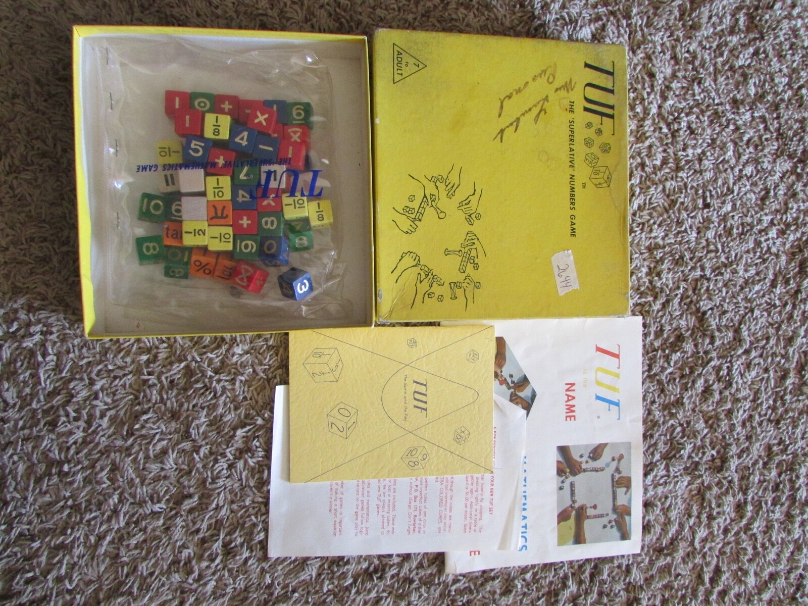 TUF The Superlative Numbers Game Cubes No Timers