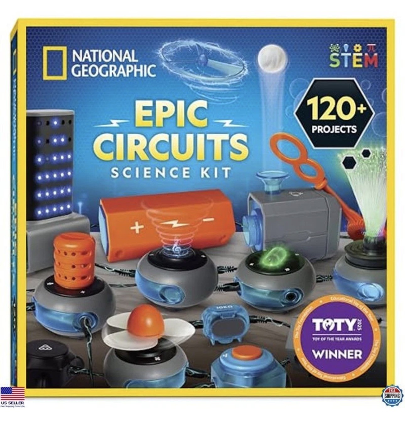 National Geographic Circuit Maker Kit – 120 Engaging Electrical Projects for