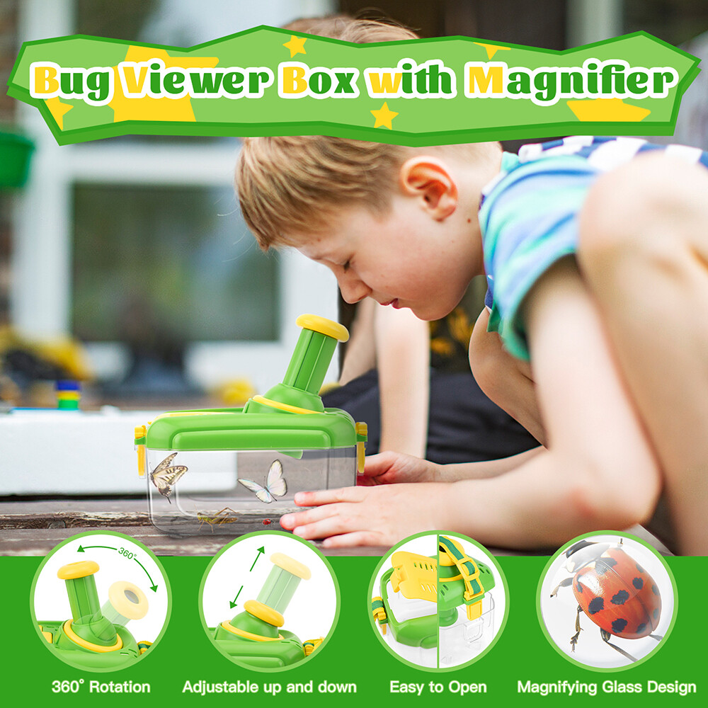 Bug Catcher Kit for Kids – Outdoor Explorer Kit Insect Catching Toys 3-8 Year