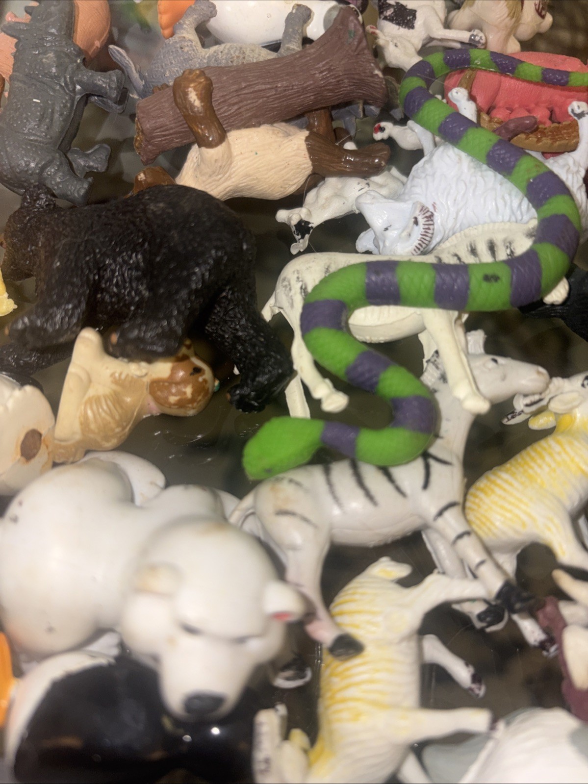 Lot Of Miniature Toy Plastic Animal Figures Dollhouse