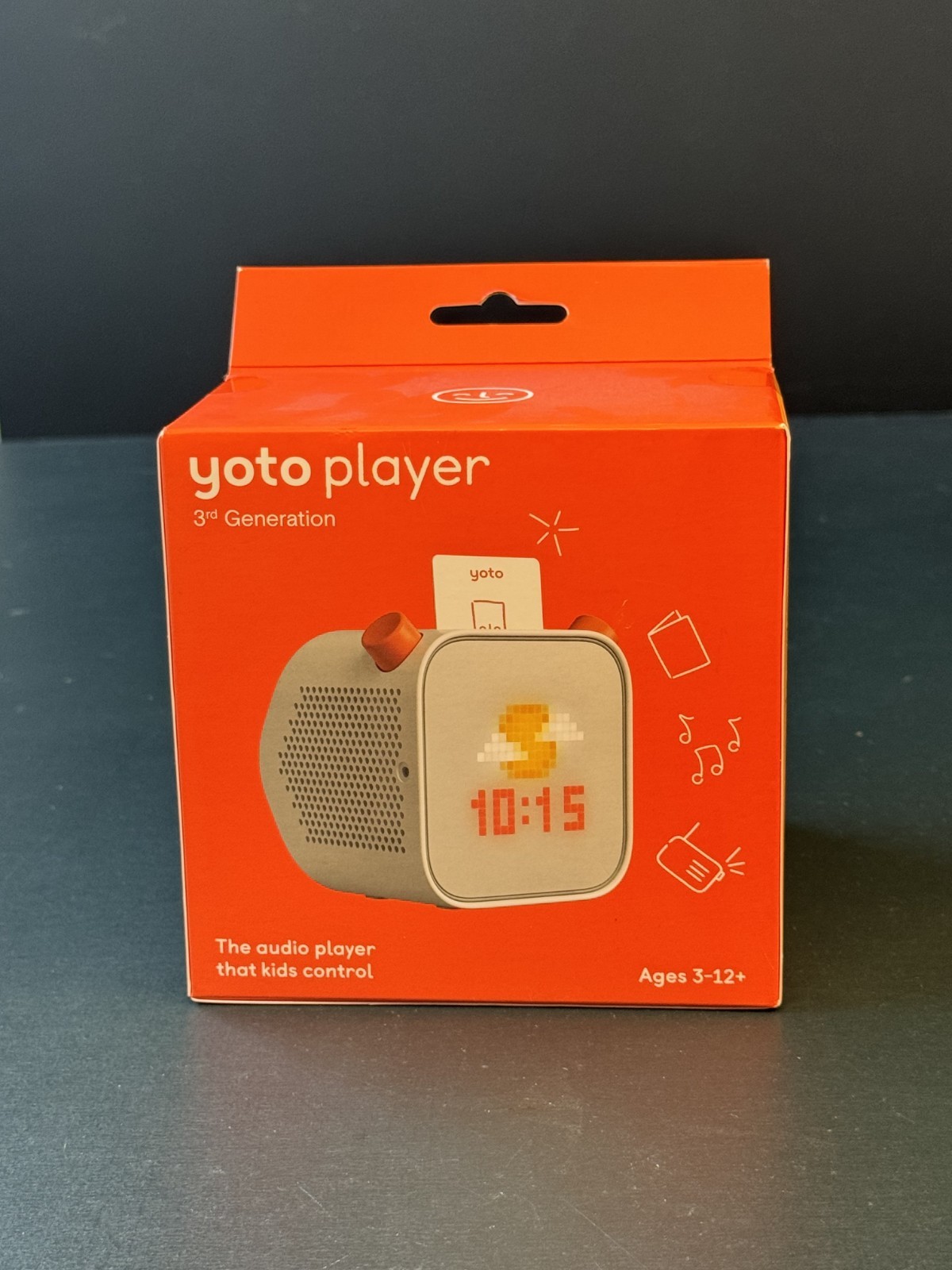 New Yoto Player 3rd Gen + Blue Bird Adventure Jacket Kids Screen-Free Audio Play