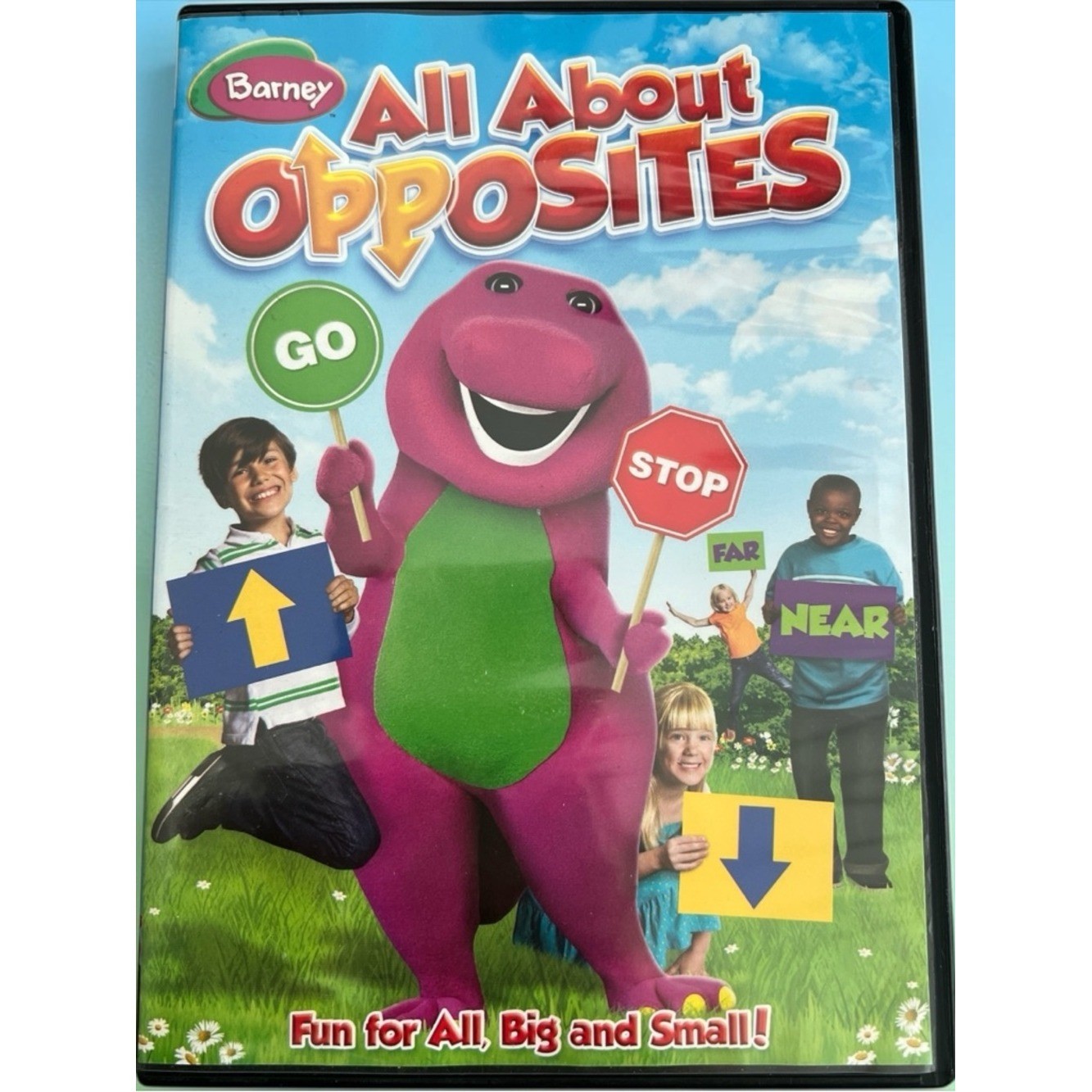 Barney All About Opposites DVD Kids Learning Educational Barney & Friends