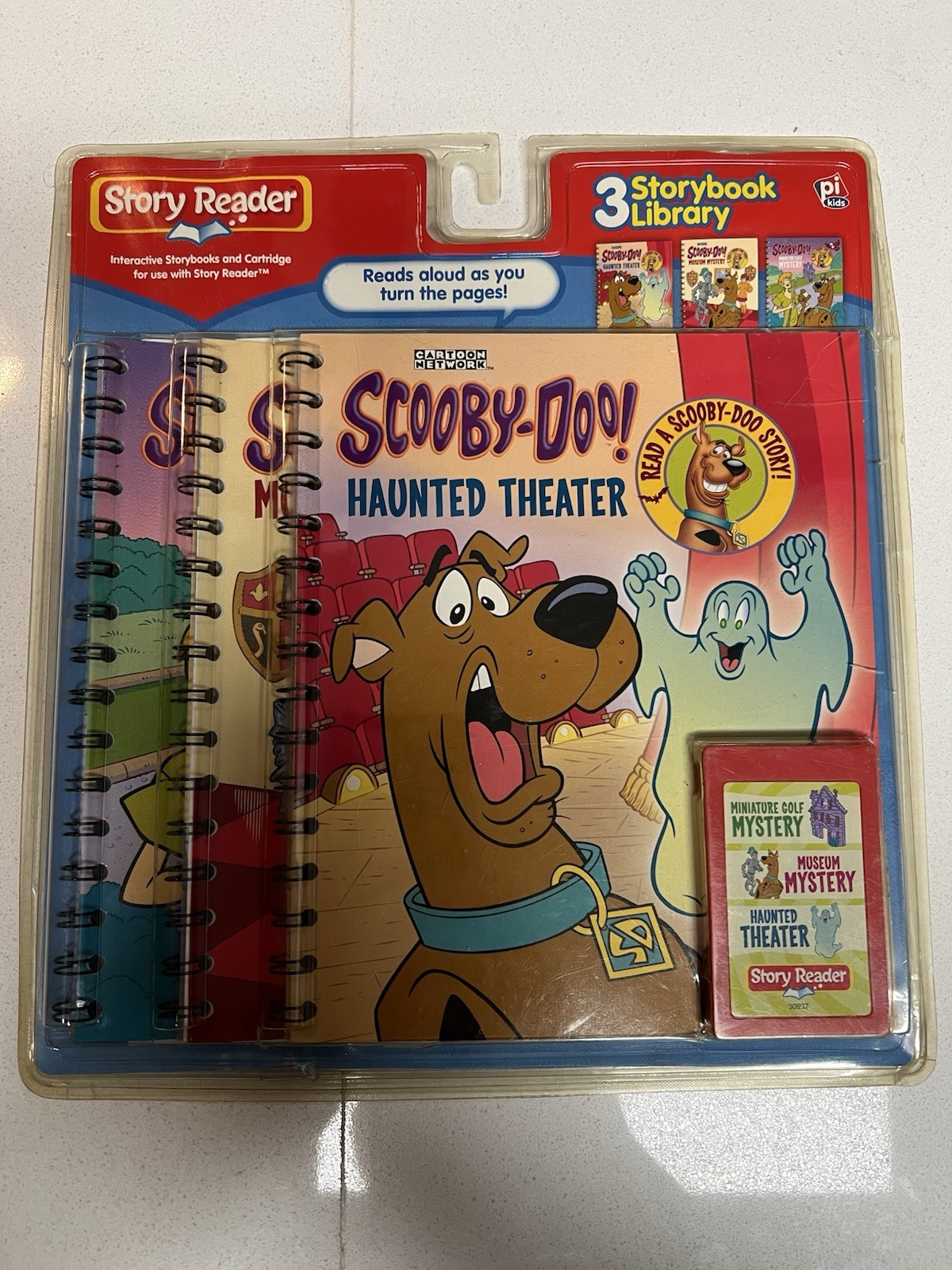 PI Kids Story Reader Scooby-Doo Haunted Theater & Pinocchio Storybook Library