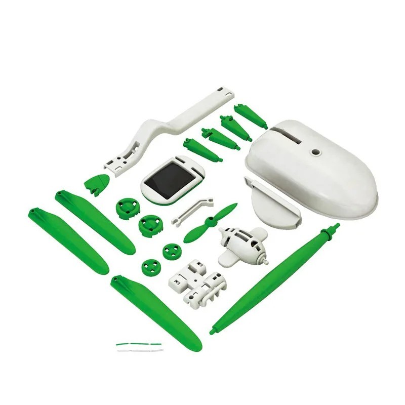 6-in-1 Solar Robot Kit DIY STEM Educational Toy Science Assembly Windmill Car