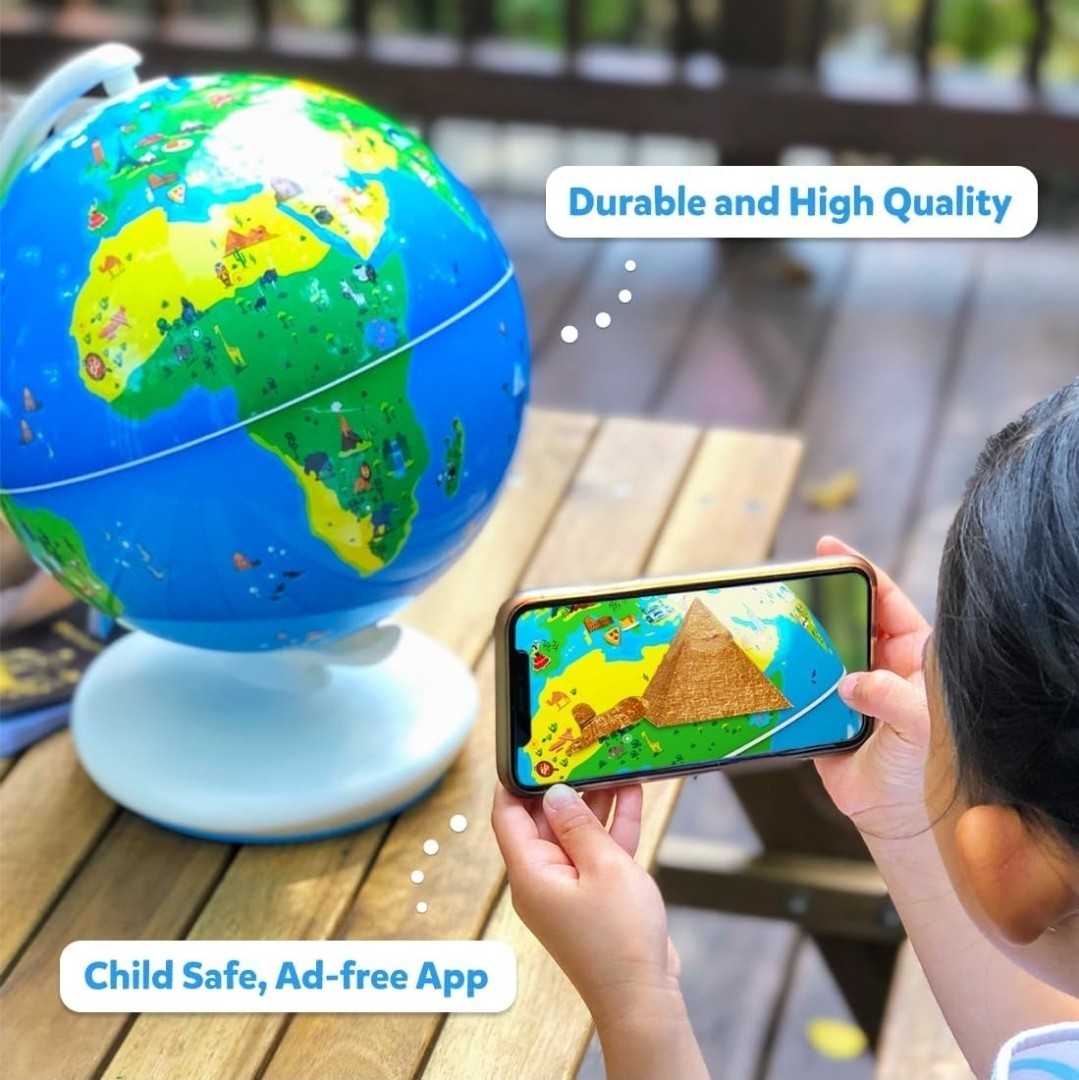 PlayShifu Earth Interactive Kids Globe 1000+ Facts Globe Children Orboot