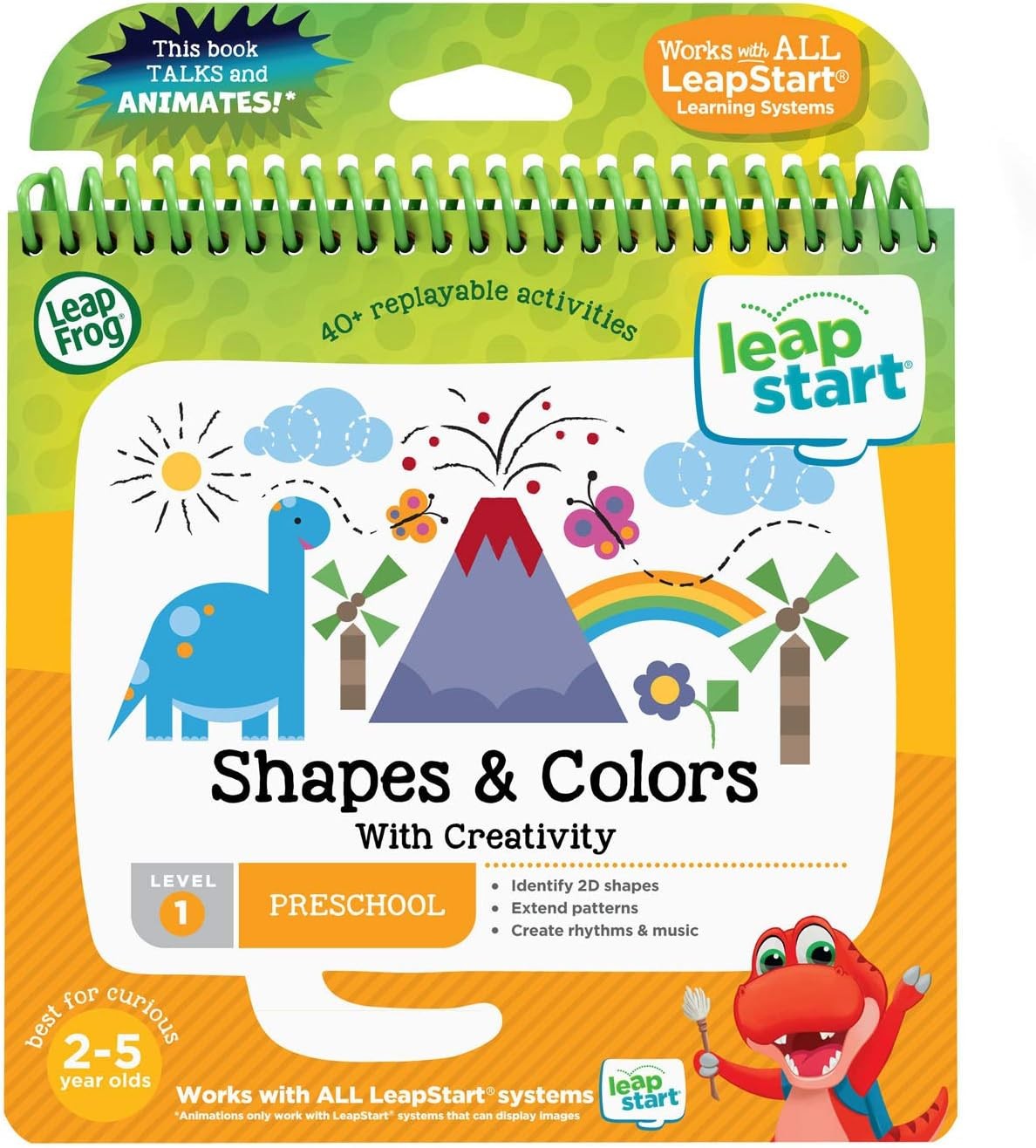LeapStart Preschool Activity Book: Shapes and Colors and Creativity