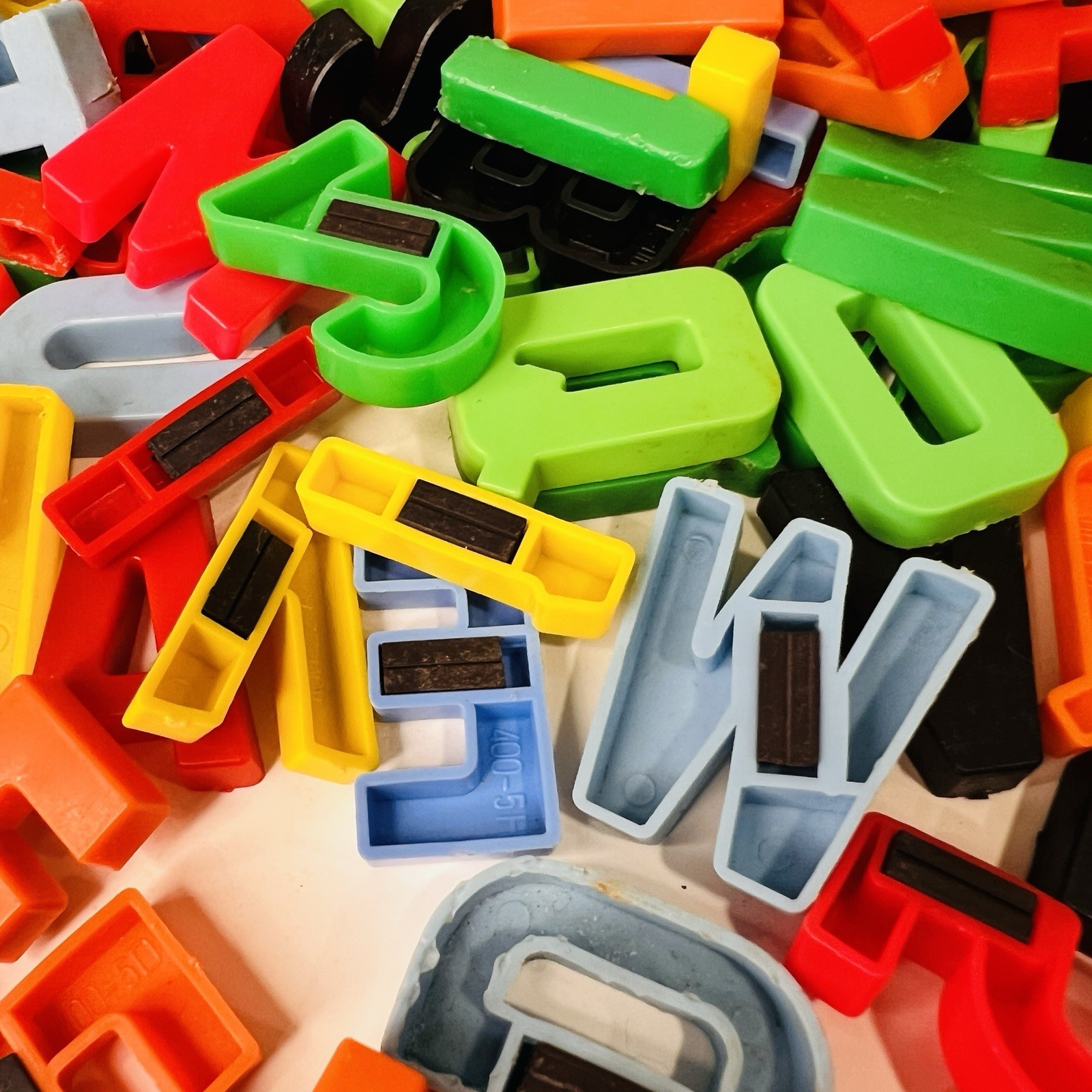 Colorful Magnetic Alphabet & Letters Numbers Huge Lot
