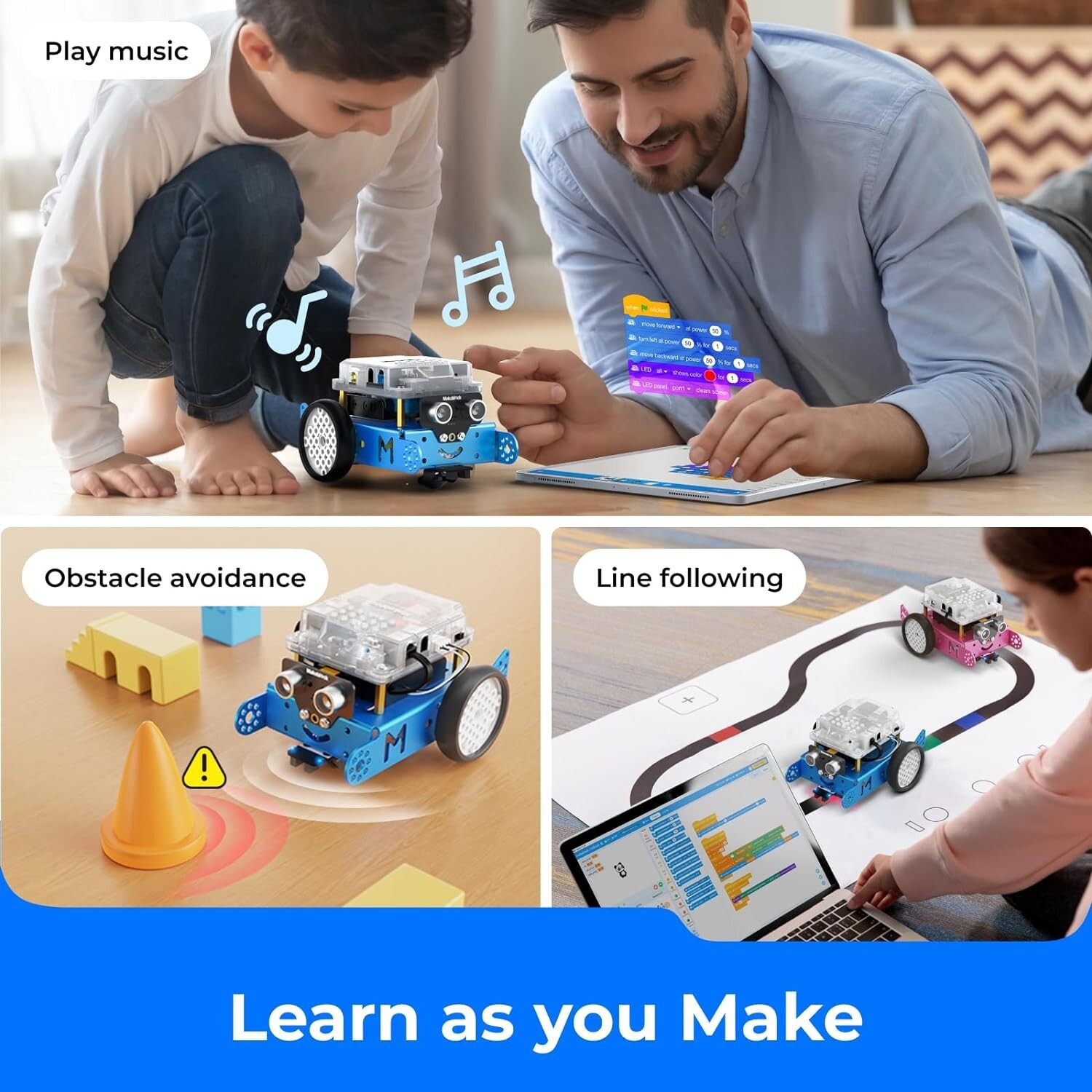 Programmable mBot Kit for Young Innovators – Ages 8+ STEM Education