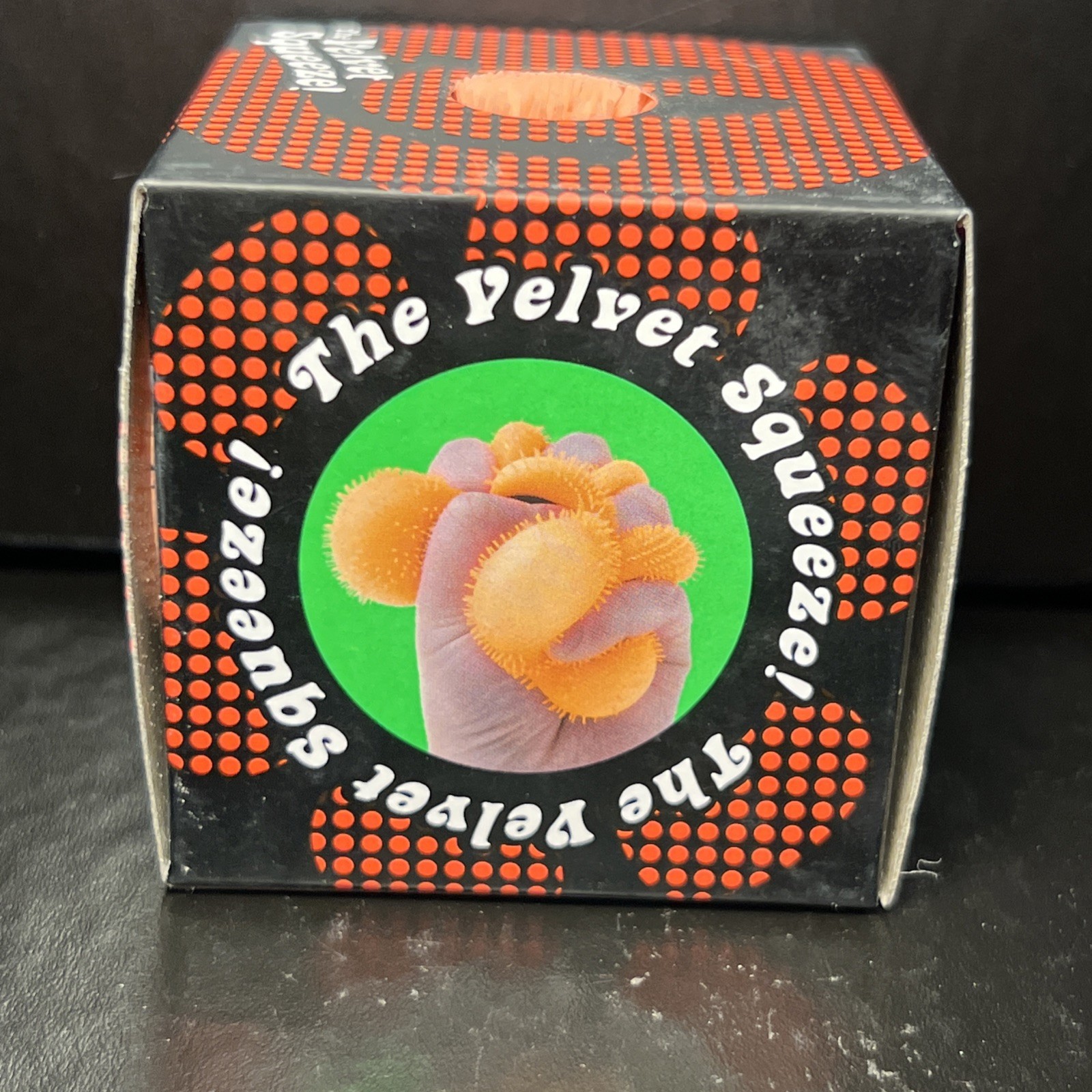 Nee Doh Fuzz Ball The Velvet Squeeze Flower Power Orange TikTok VIRAL
