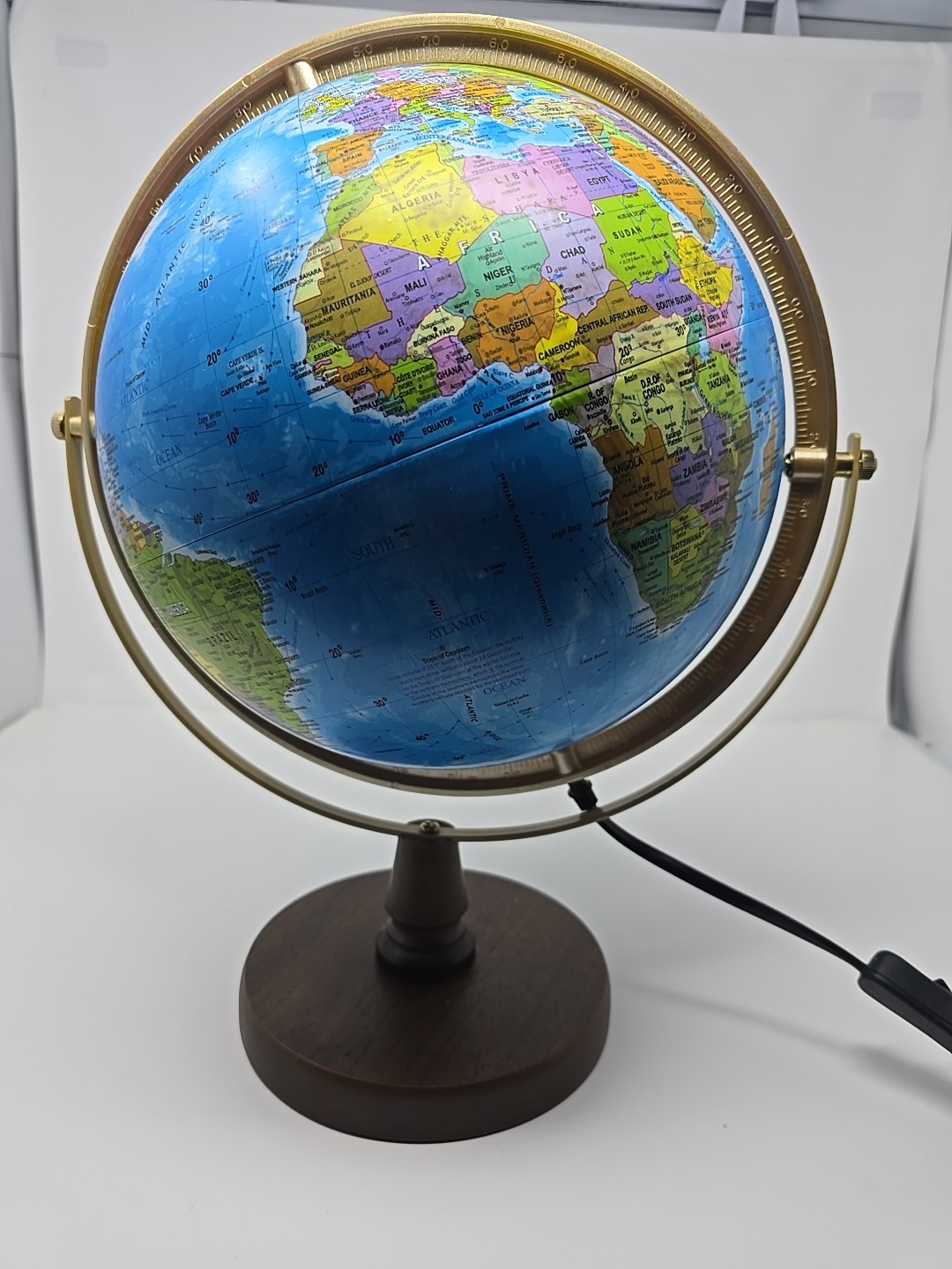 SJSMARTGLOBE Globe w/ Interactive APP & LED Illuminated Constellations at Night