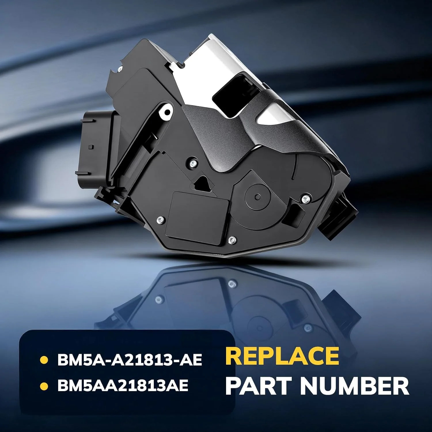 Front Left Driver Side Door Latch Lock Actuator Fit for Ford Edge 2015-2016, Esc