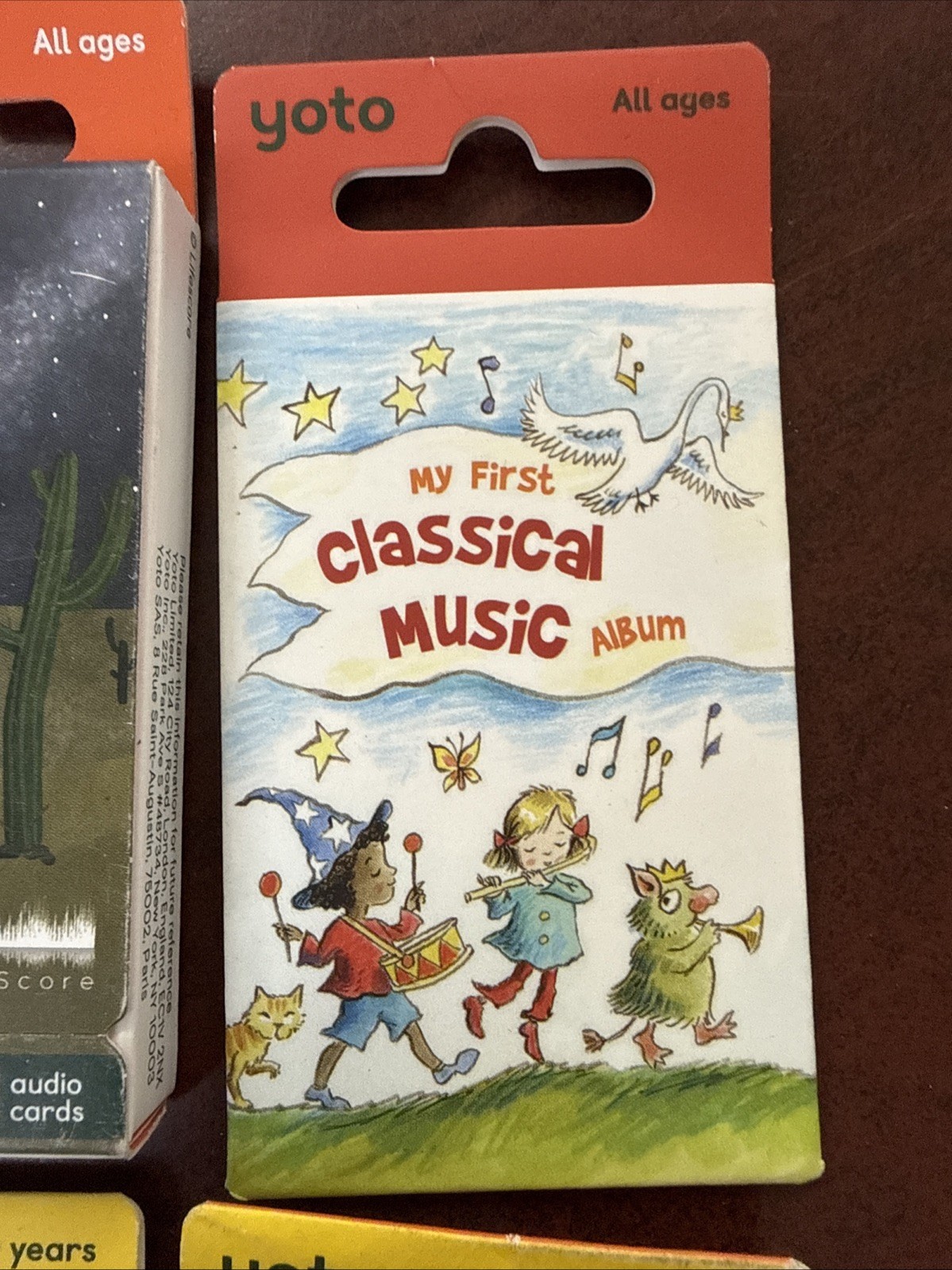 Yoto Card Bundle Of 4 – The Dream, Classical Music,Narwhalicorn,Pixar