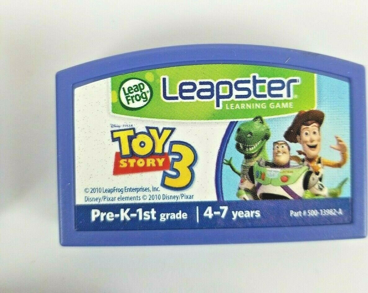 Leap Frog Leapster Lot of 3 game Cartridges Only Age 4 – 7 years & 5 – 8 years
