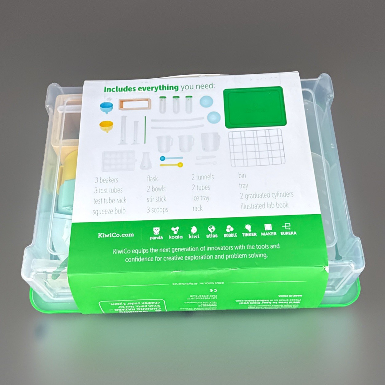 KiwiCo Learn & Grow! Chemistry Play Lab Sensory Play Educational Science Kit New