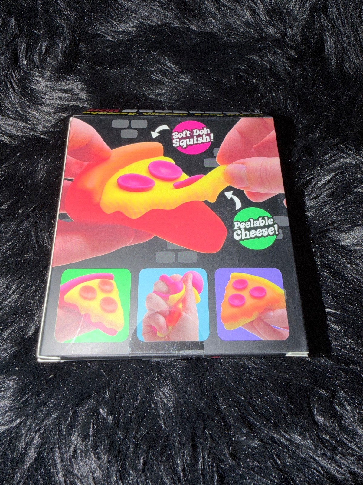 NEW Authentic Schylling NeeDoh 🔥 Squeeza Pizza Soft Doh Squishy Toy Pink Crust