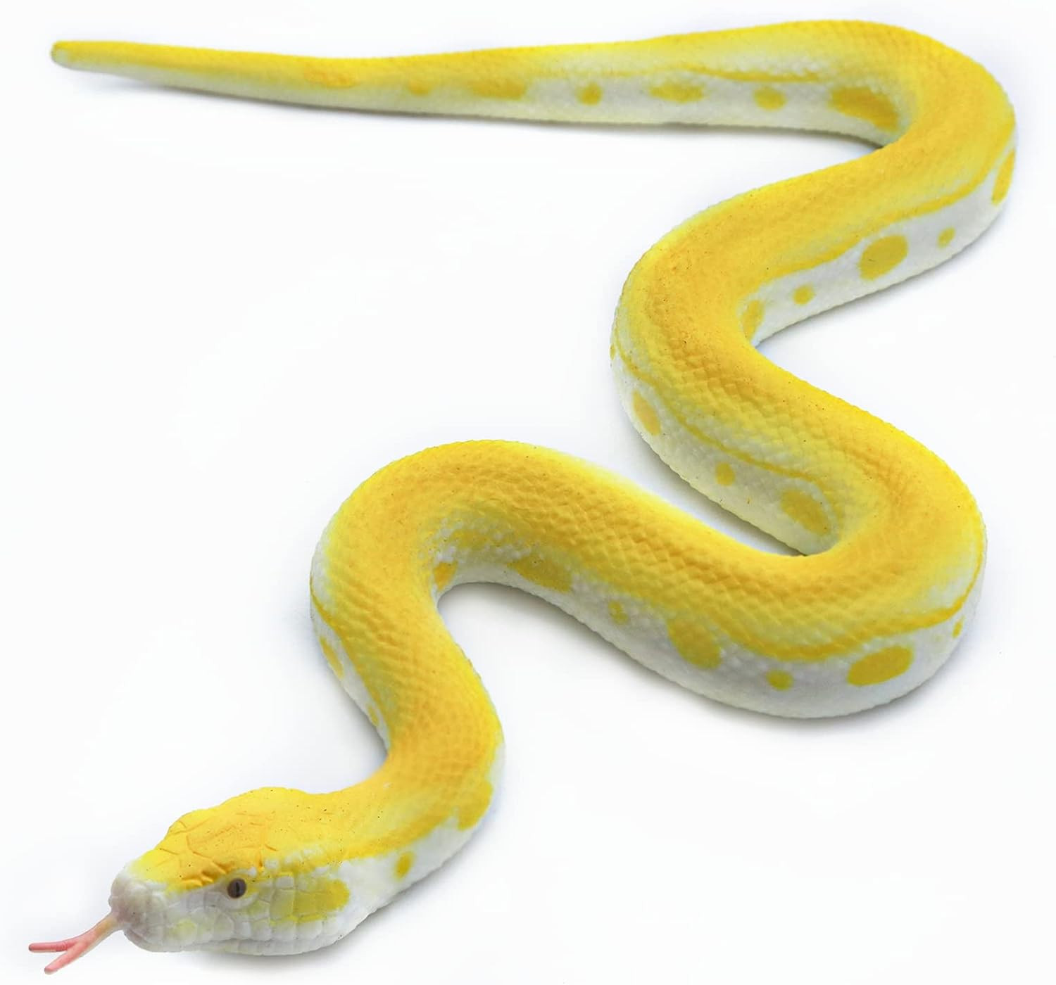 Realistic Fake Snakes Toy Soft Rubber Snake Figure Garden Snake Scare Birds and