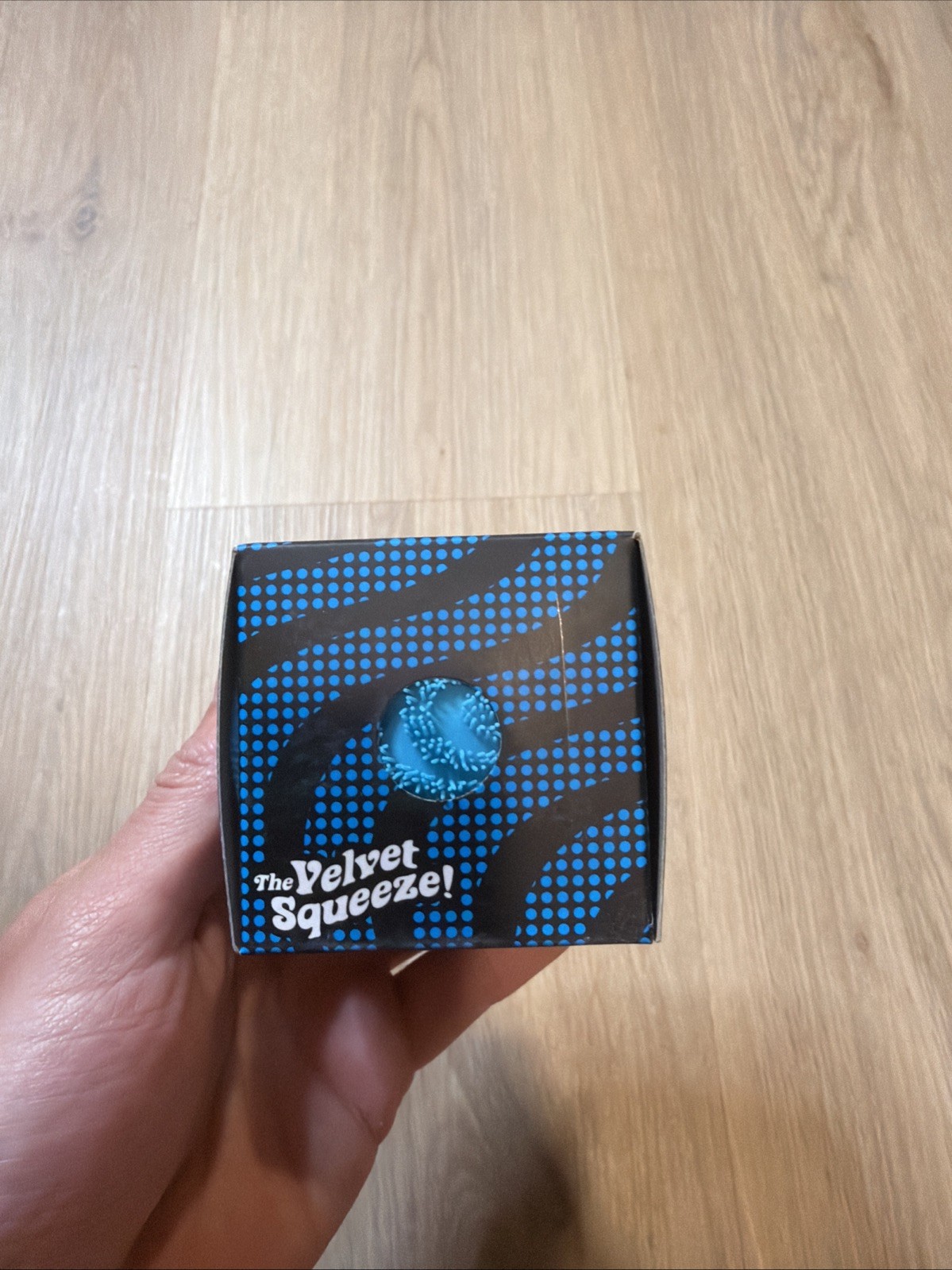 Blue Needoh FUZZ BALL WONDER WAVES Nee Doh Squish Stress Ball NEE-DOH Fuzzball