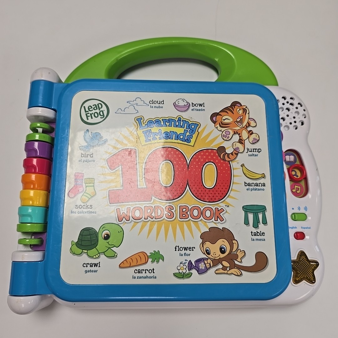Leap Frog Learning Friends 100 Words Book, Learning Tool, Educational, Works
