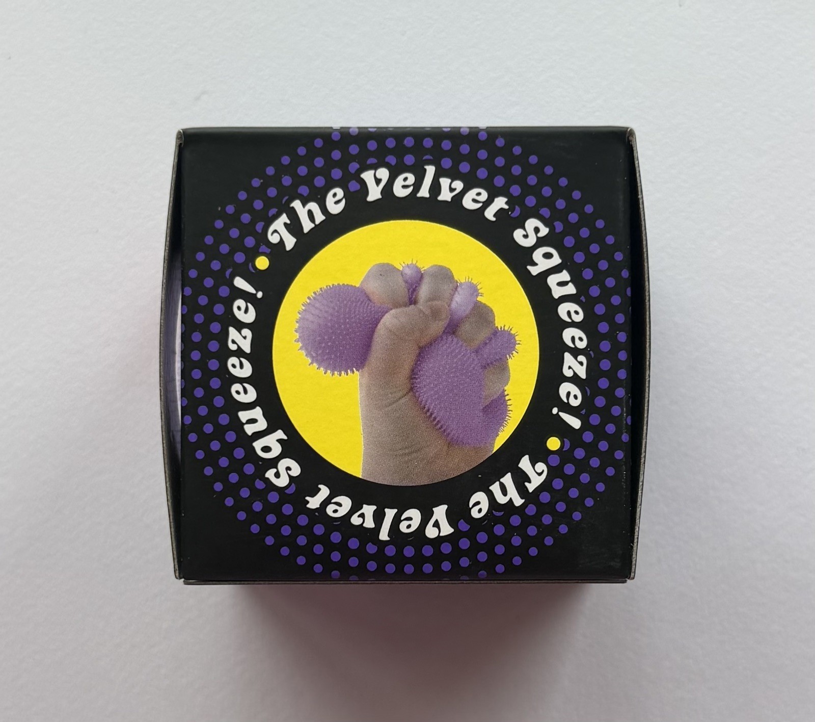 NeeDoh Purple Fuzz Ball The Velvet Squeeze Toy Fuzzball Authentic PURPLE
