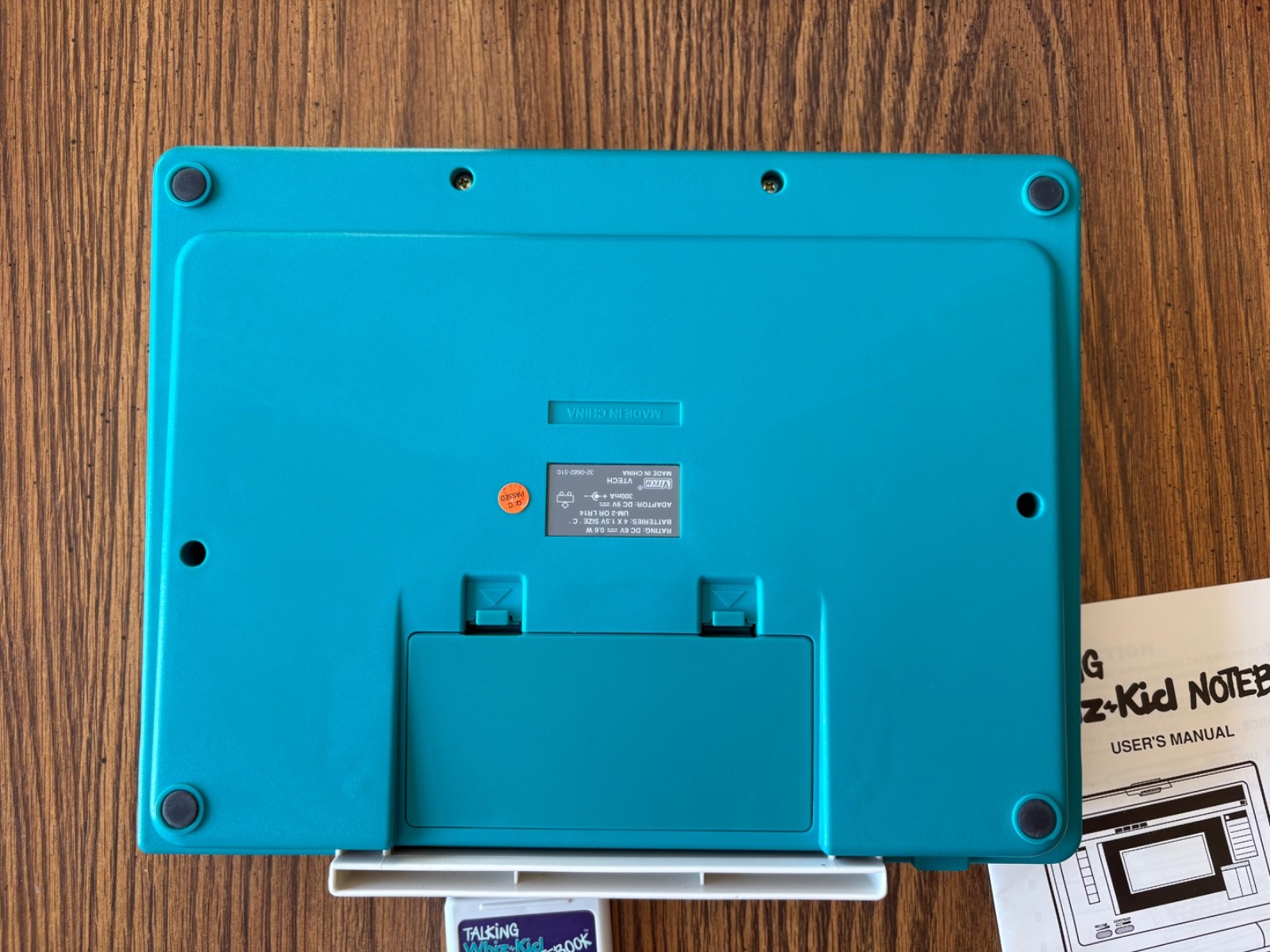 Vtech Talking Whiz Kid Notebook Educational Laptop Vintage 90s WORKS! With box