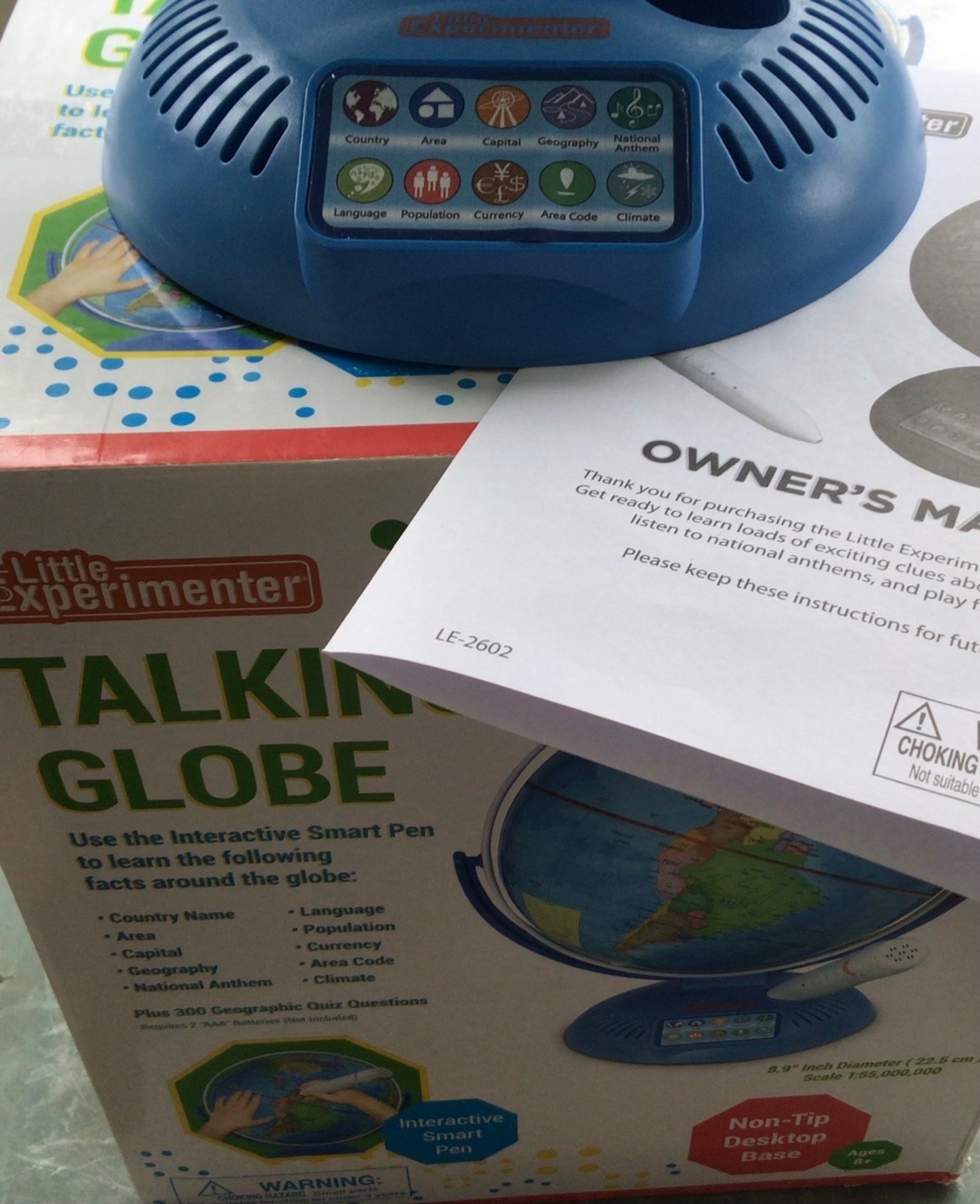Talking Globe Interactive Globe with Smart Pen (See Video) Little Experimenter
