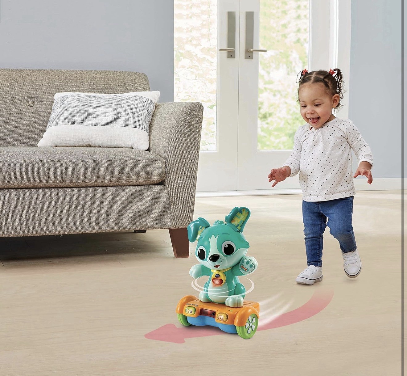 VTech Hover Pup 9-36 Months Dance Follow Learning Toy with Motion Sensors Music