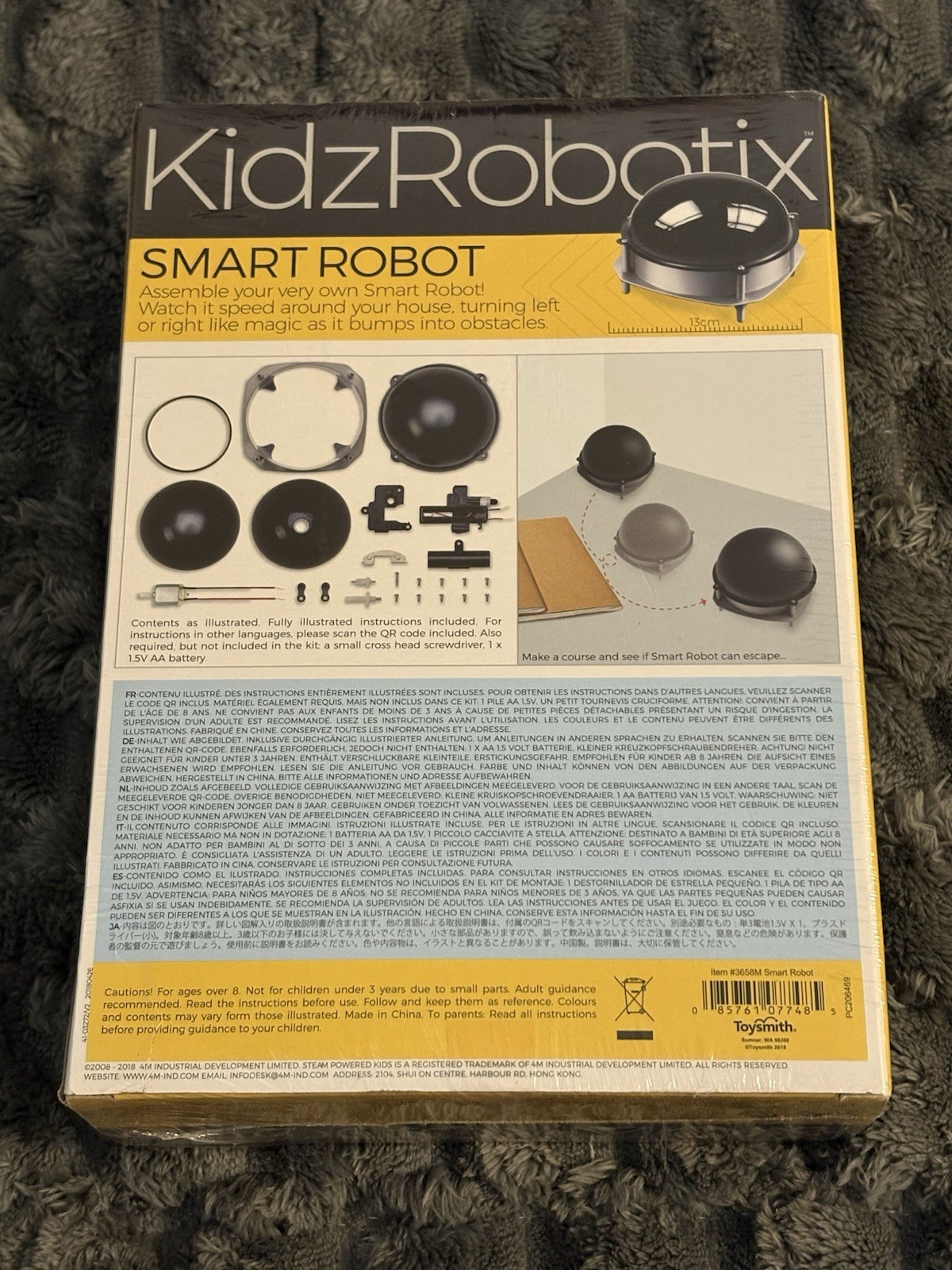 4M KidzRobotix Smart Robot – STEM Educational Build Kit | NEW Sealed