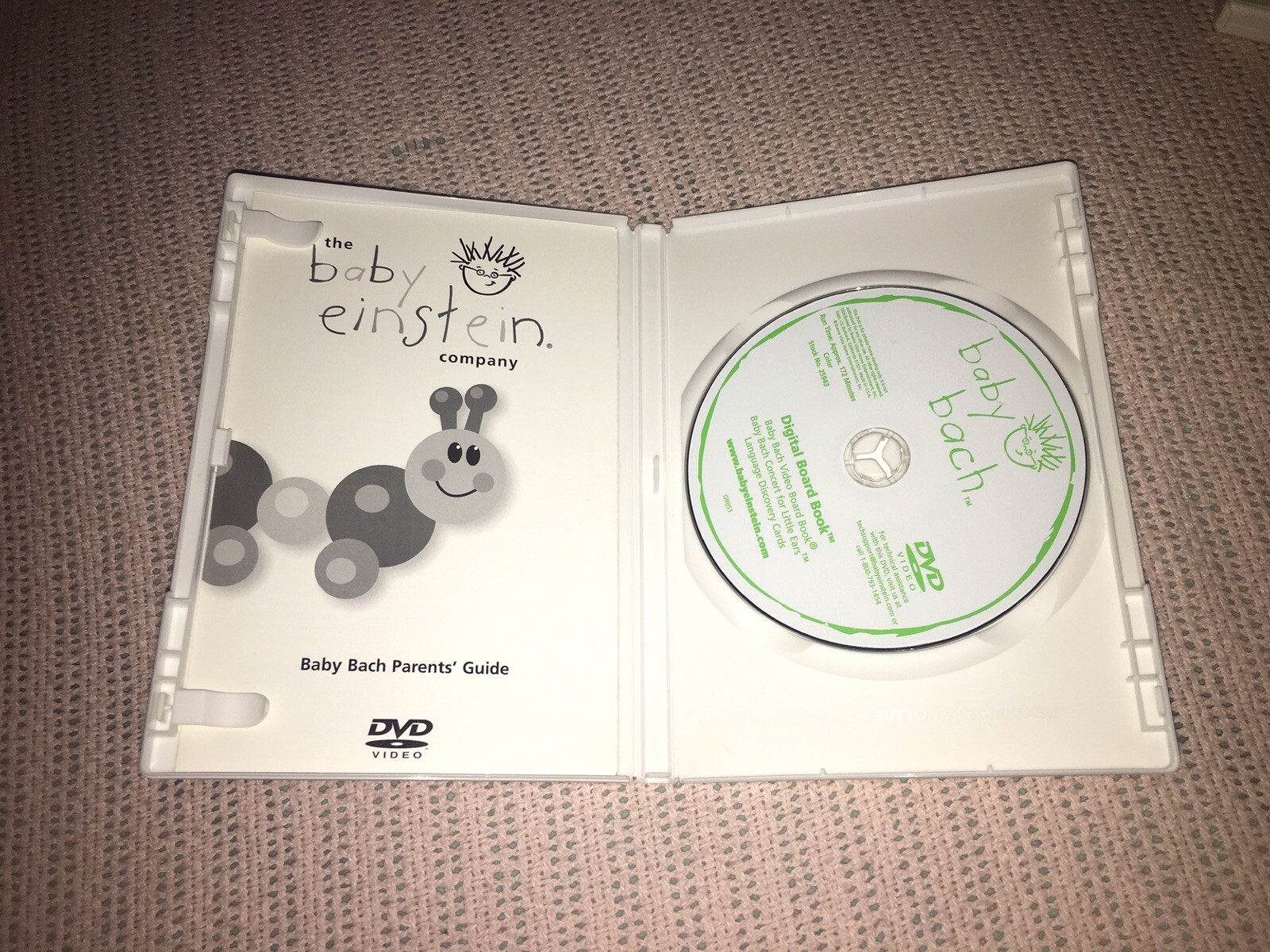 Baby Einstein MACDONALD Neptune Galileo Bach Da Vinci DVD Digital Board Book Set