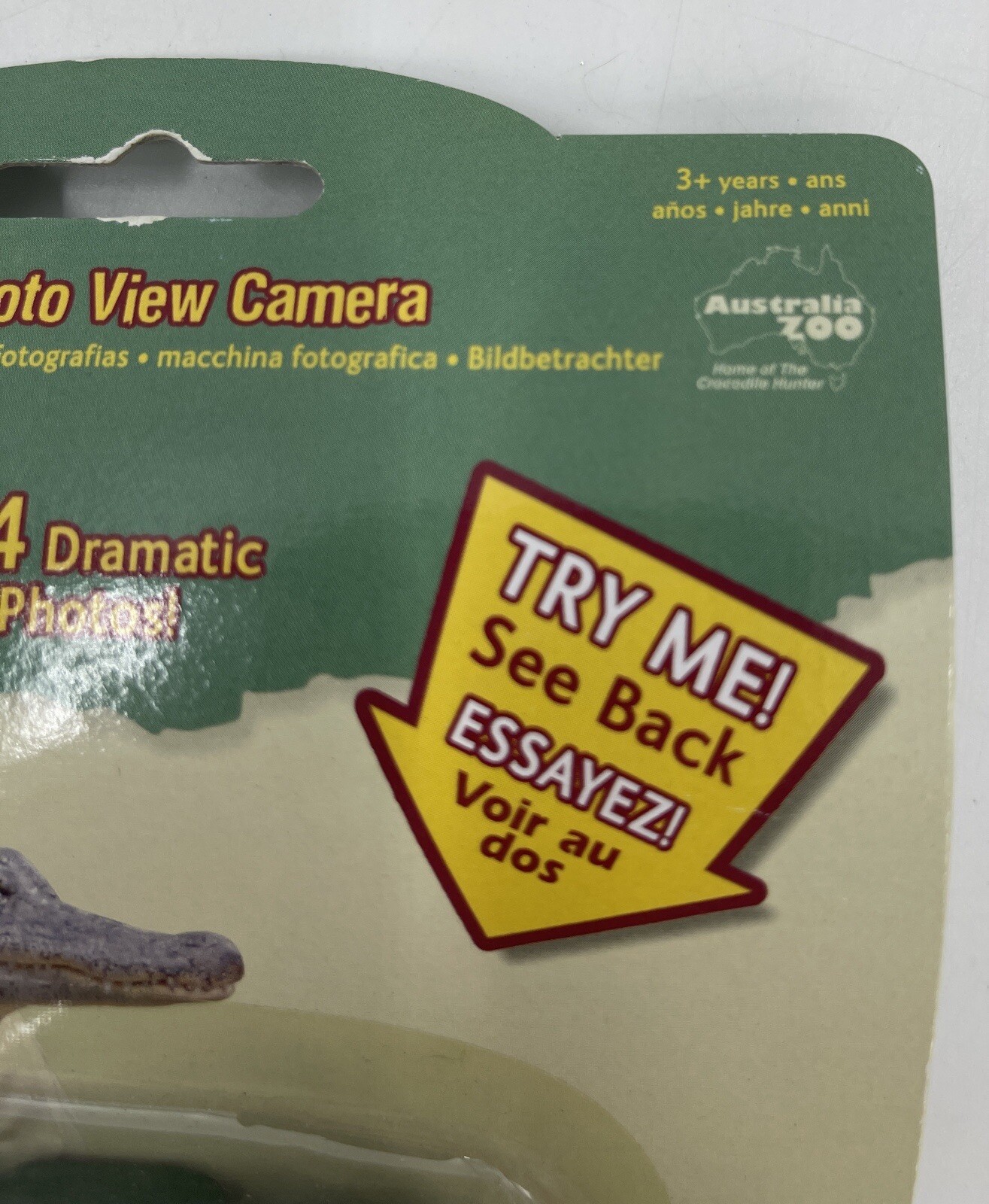 Australia Zoo Steve Irwin Crocodile Hunter Photo View Camera Vtg Toy New NIP