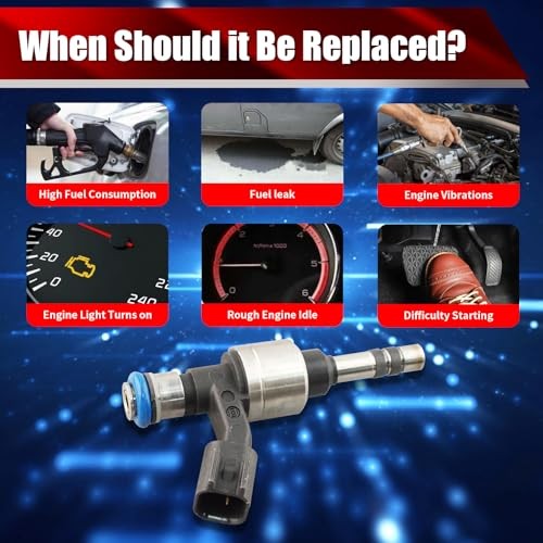 Set of 6 Fuel Injectors FJ1157 12634126 with Buick Enclave 07237780