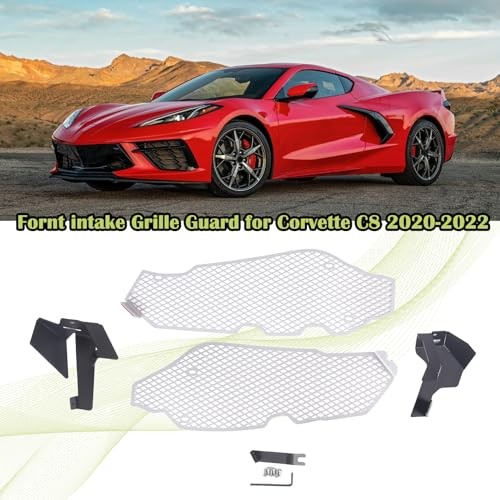 Side Intake Mesh Grille Guard Set Compatible with Side air intake mesh-silver