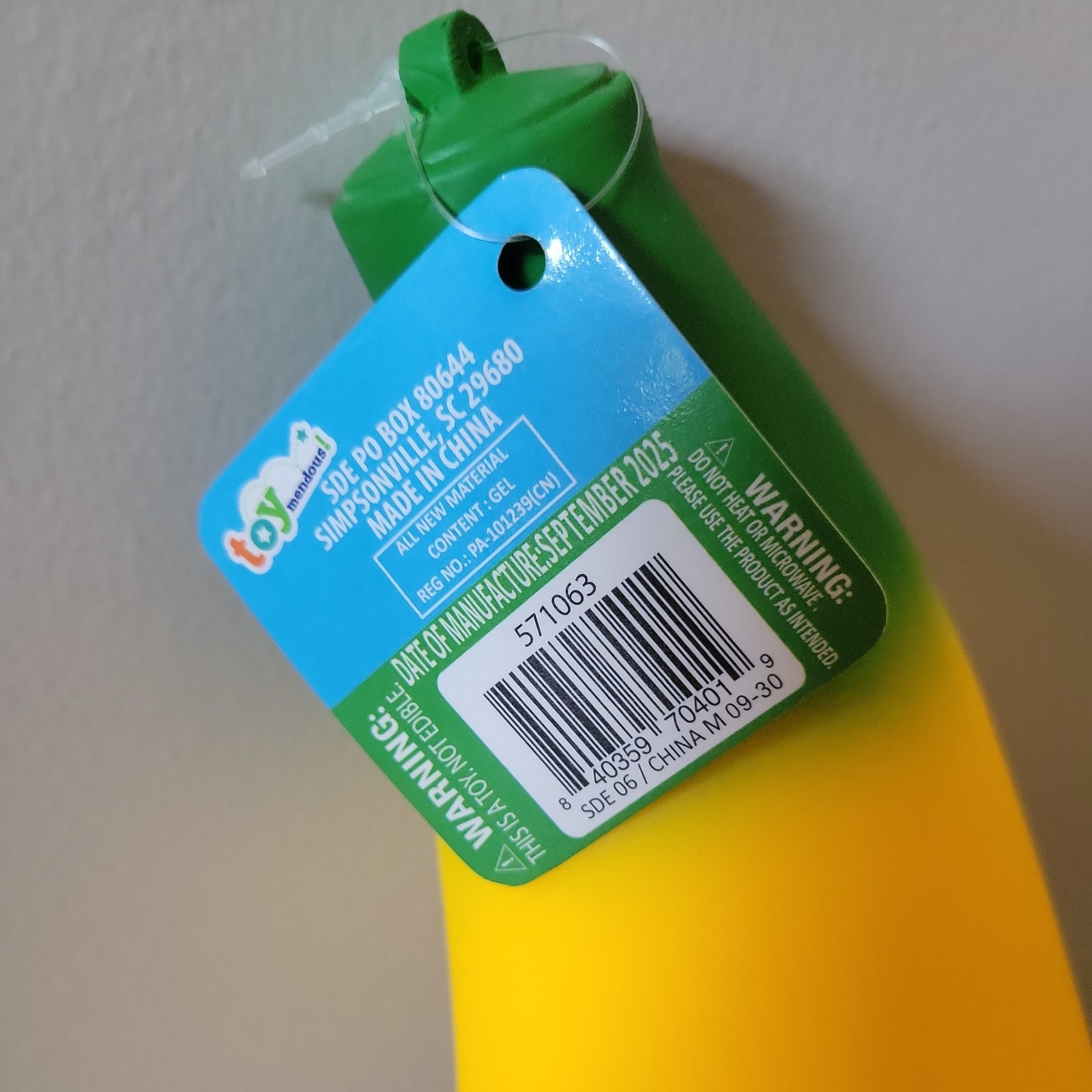 Sunny Days JUMBO Squeezy Banana 14 Inches Long Tiktok Viral Squishy Toy 🍌NEW