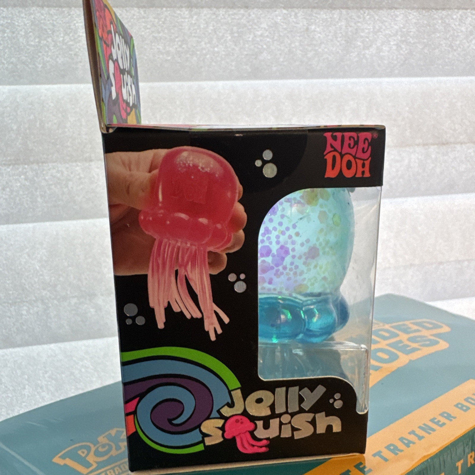 New Nee Doh Needoh Blue Jellyfish Jelly Squish Squishy Sensory Toy Schylling
