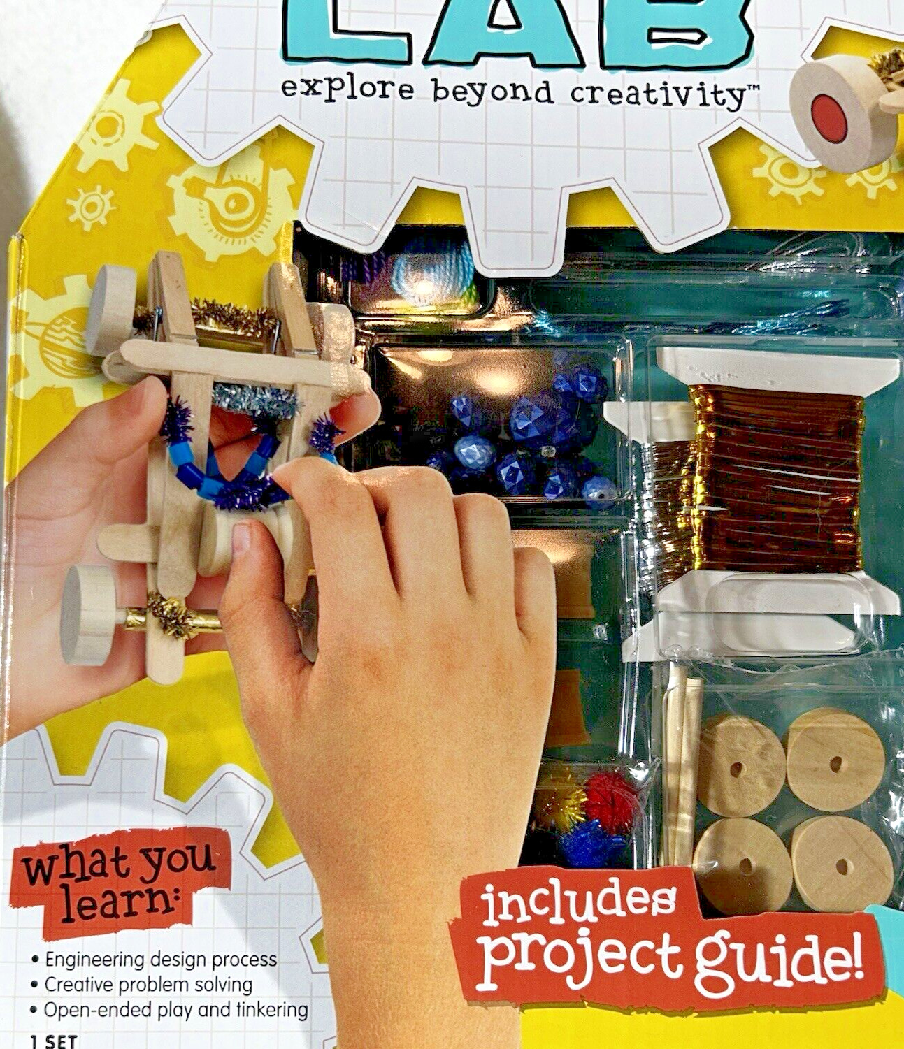 Dabble Lab ~Explore Beyond Creativity~ Inventors Box ~250 Pieces 8 Years And Up