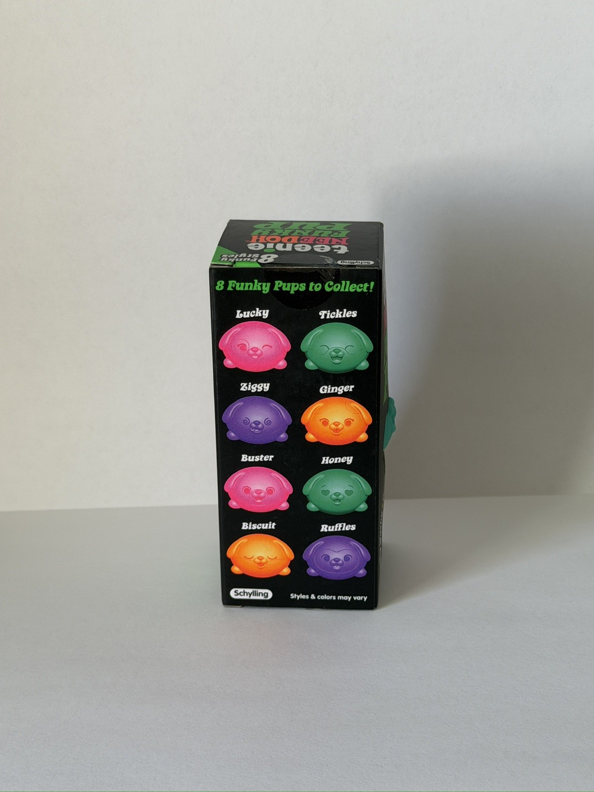 NeeDoh teenie FUNKY PUP authentic nee doh 3 pack has purple/teal/pink combo