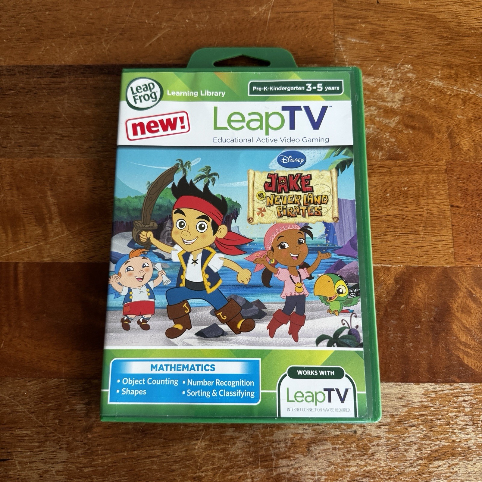 LeapFrog Leap TV Jake and the Never Land Pirates MATHEMATICS DVD New