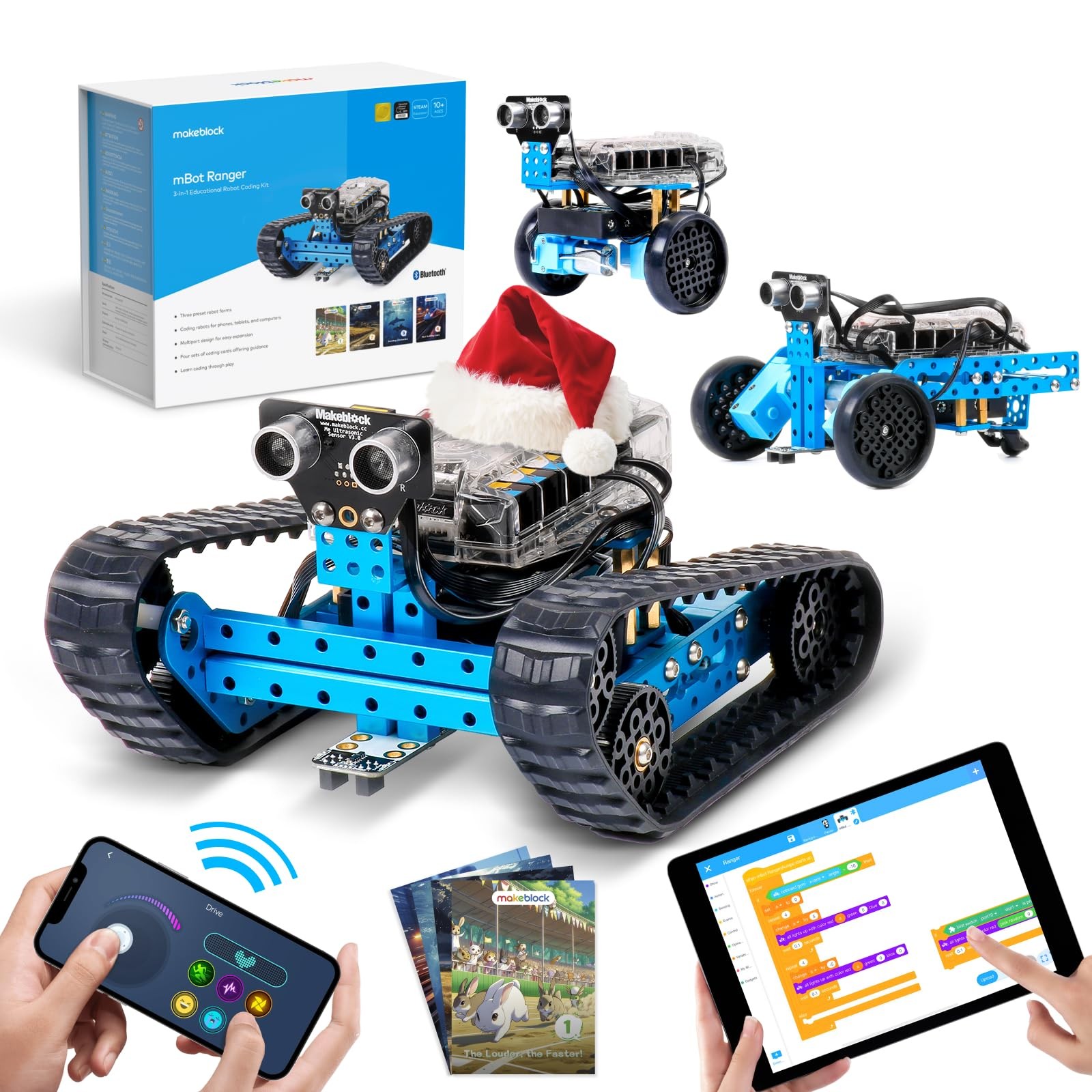 Makeblock mBot Ranger 3 in 1 Robotics for Kids Age 812, Coding Robot for Ardu…