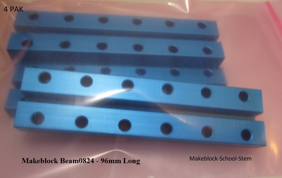 4 PAK * Makeblock Beam 0824-096 24mm x 96mm * 6061 aluminum
