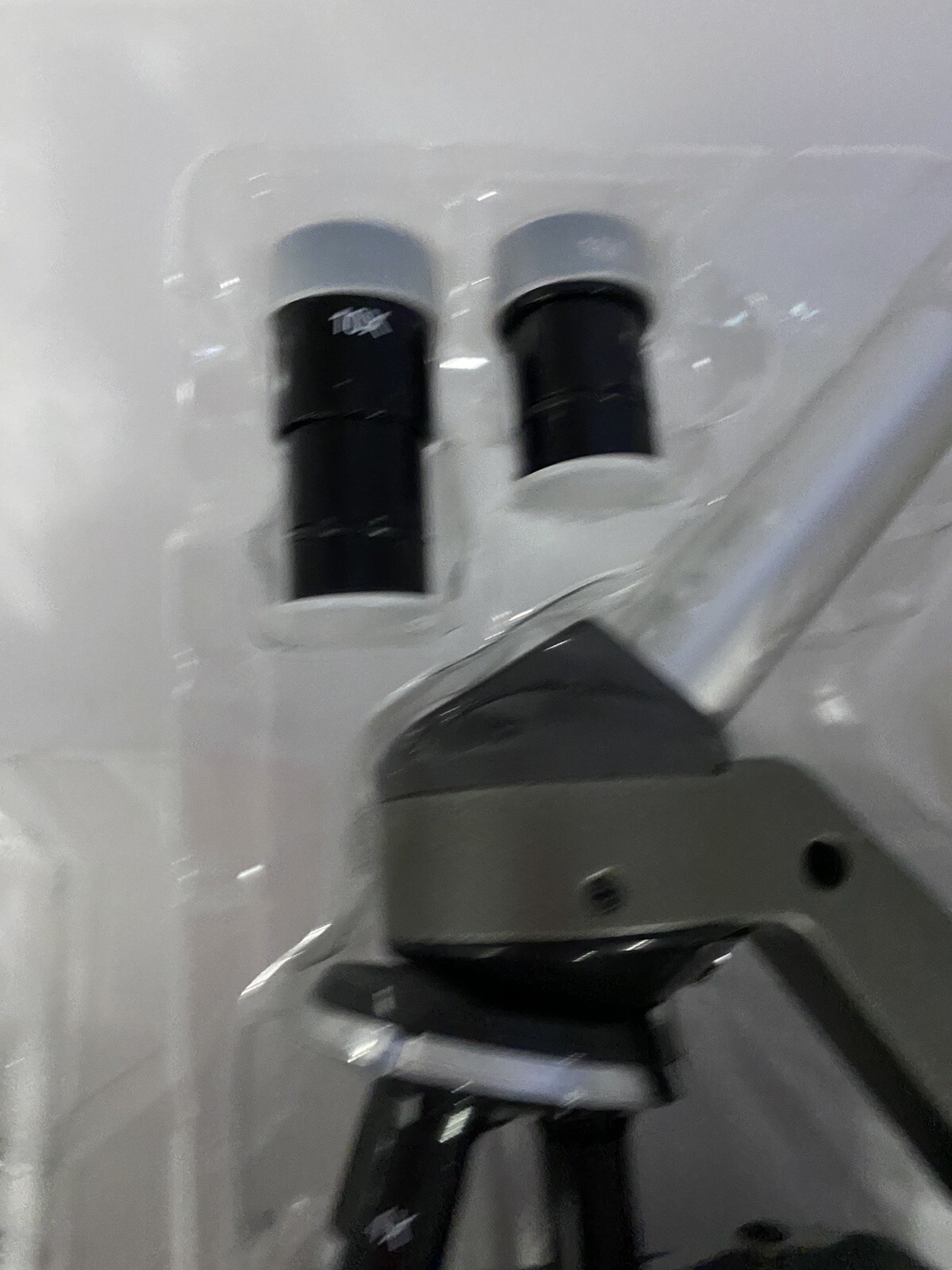 VINTAGE 1967 Science Tech 450X UNIVERSITY MICROSCOPE MYGES Eyepiece 10X-15X zoom