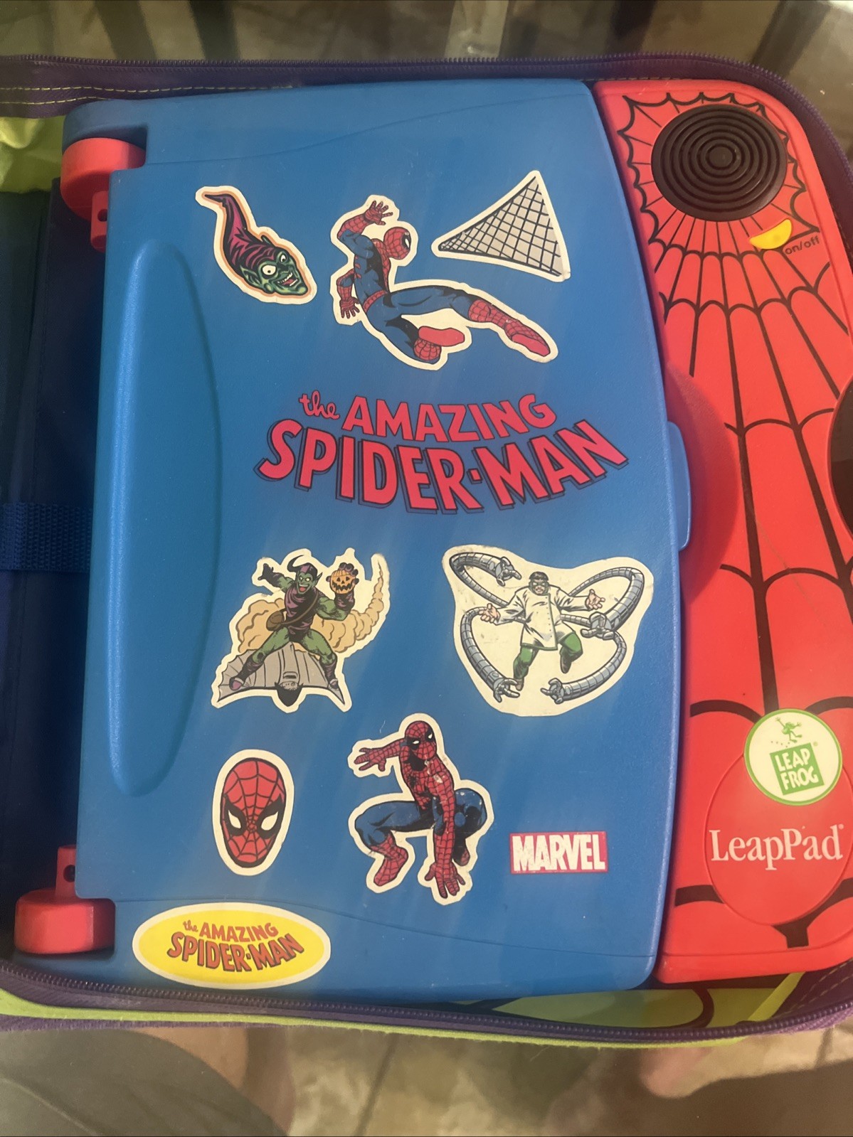 Spider-Man Leap Frog Leap Pad Learning System 10 Books/Cartridges