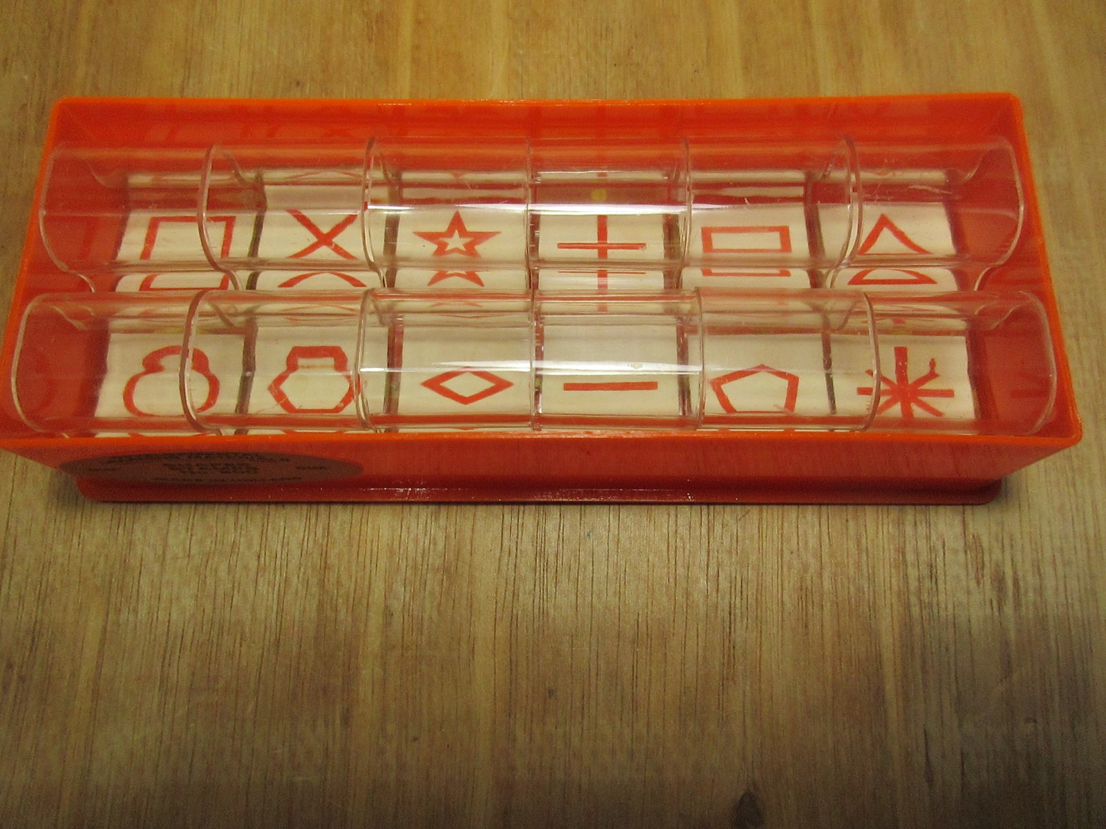Vintage 1973 Developmental Learning Materials Shapes Stamp Set M200 Unused