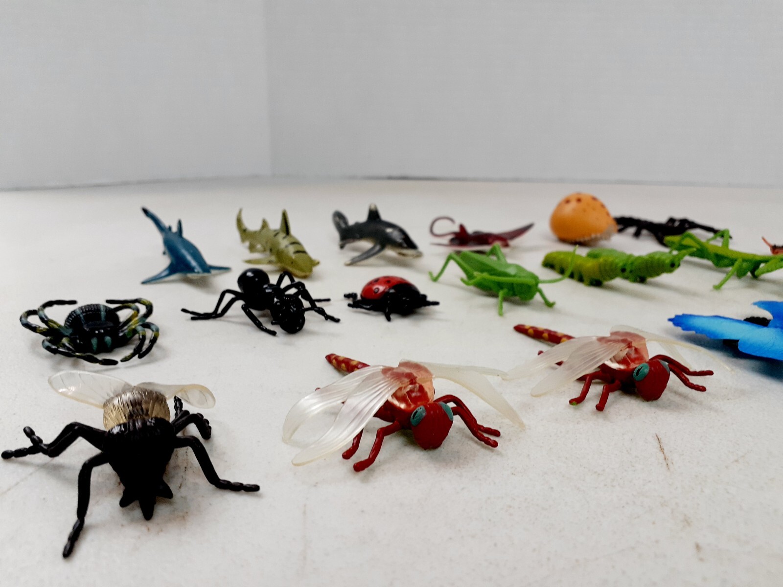 Lot Of 20 Safari Ltd Mini Figures Bugs Insects 2″-3″ Cake Toppers Education 524