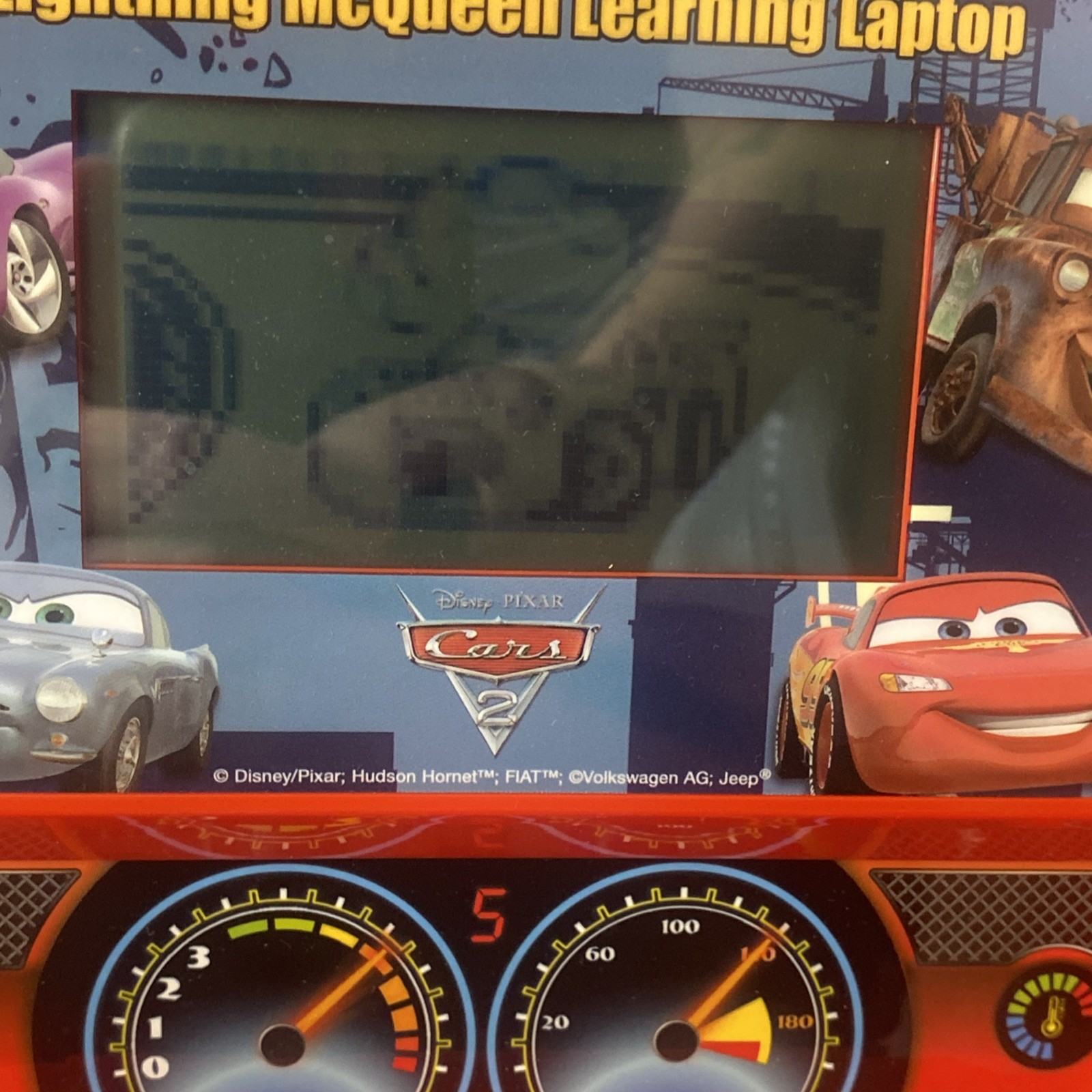 Lightning McQueen Learning Laptop VTech Disney Pixar Cars Educational Works!