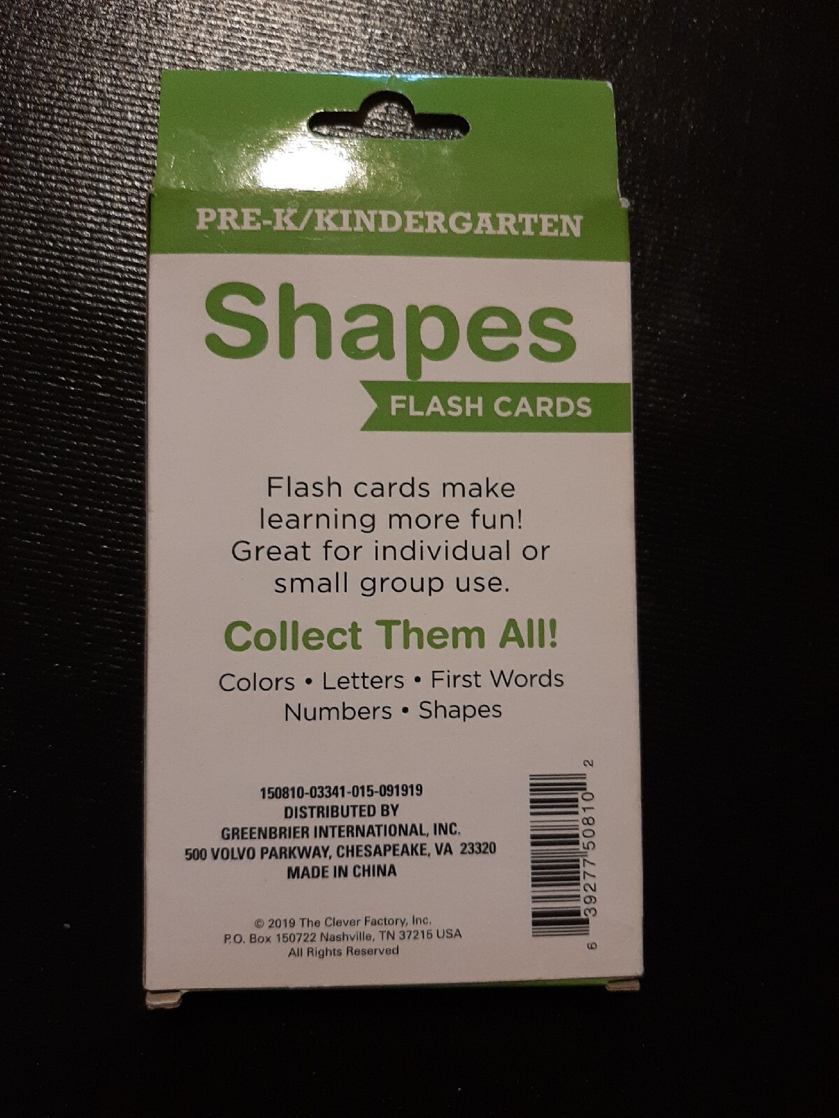 Shapes Flash Cards 36 Count Pre-K Kindergarten Educational Learning Tool