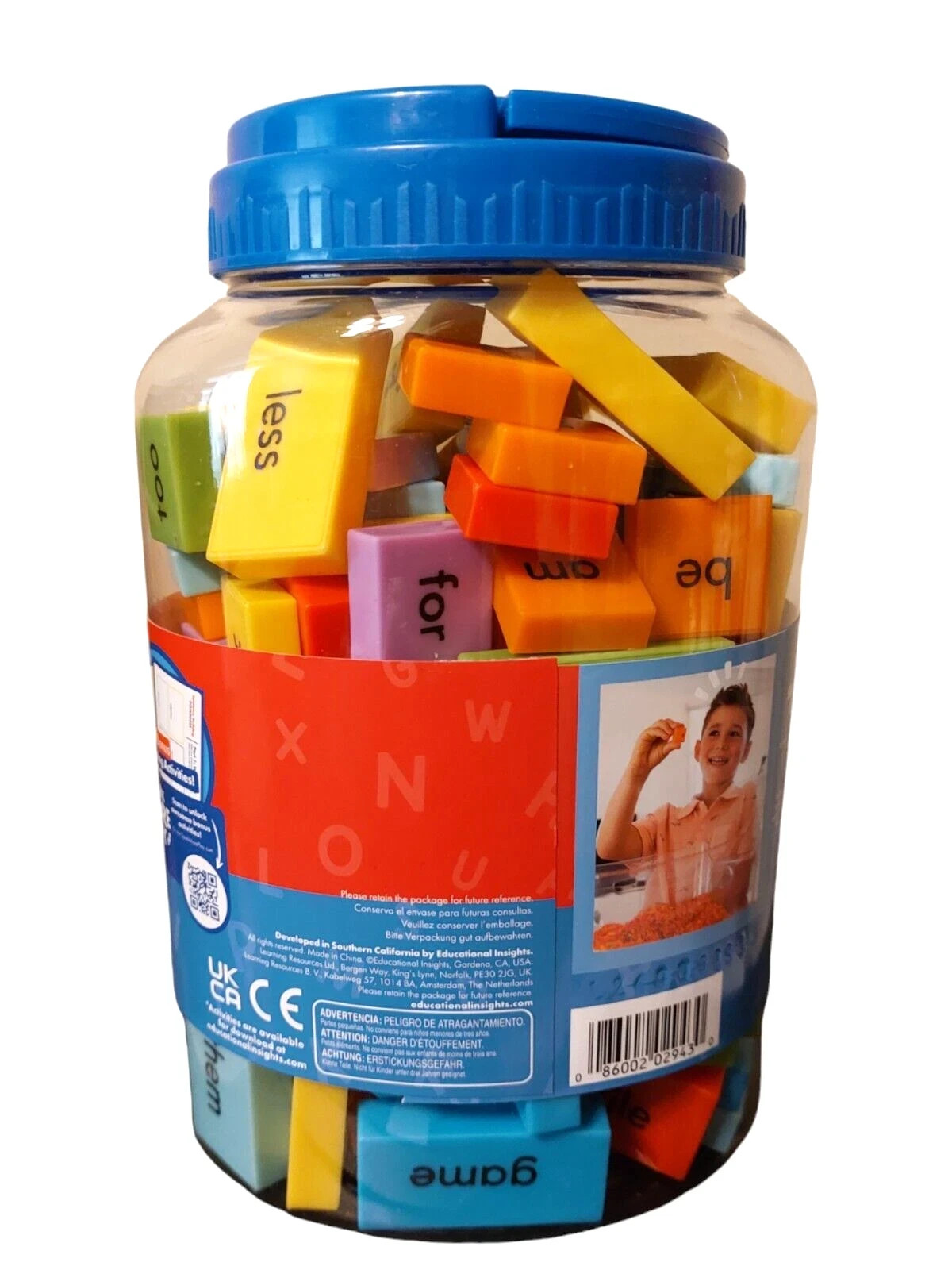 Educational Insights Sentence Building Dominoes 228 Words/Punctuations & More
