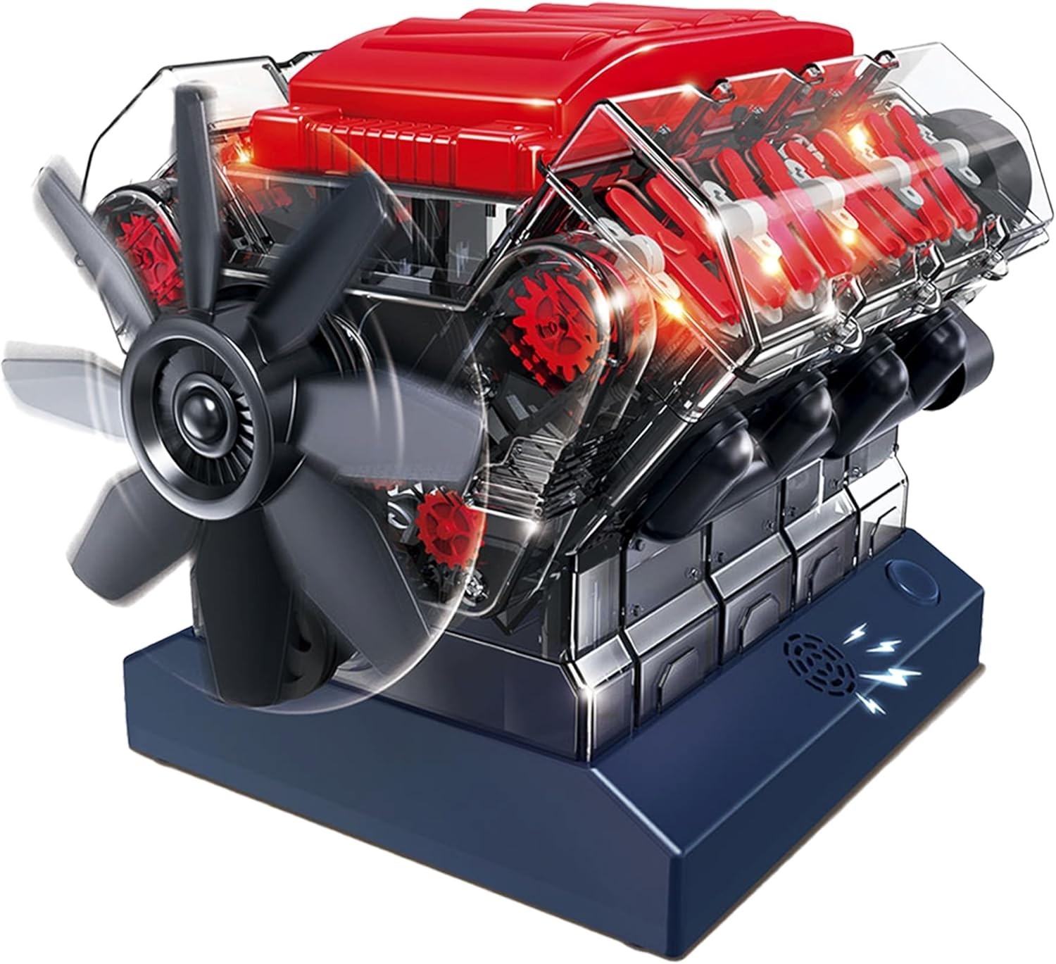 V8 Combustion Engine Model Kit that Runs – Build Your Own STEM Mini V8 Model …
