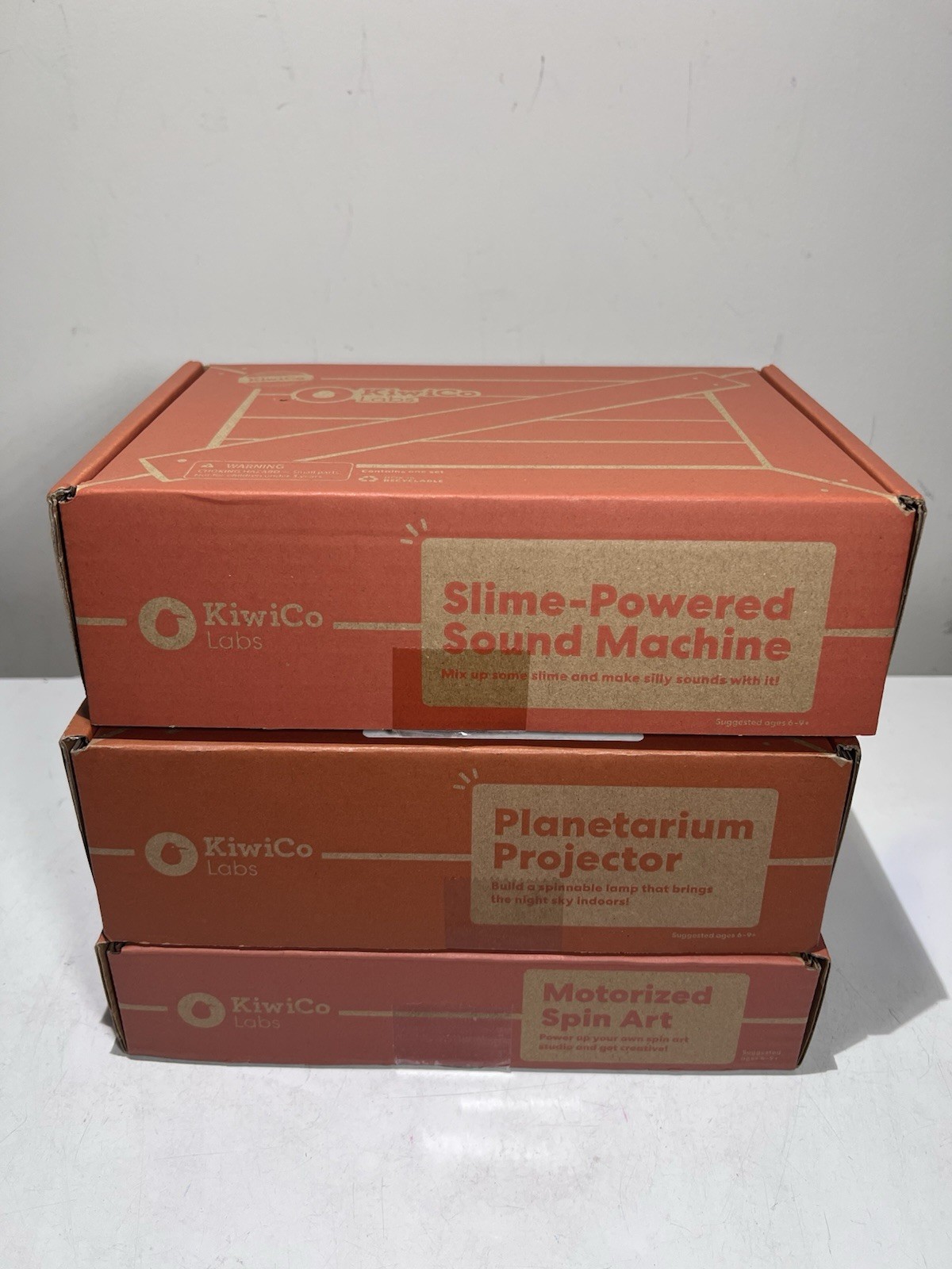 KiwiCo Labs Lot of 3 STEM Science Engineering Kits Ages 9+. New Open Box