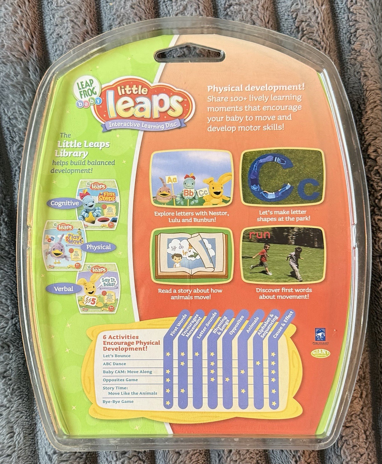 Leap Frog – Little Leaps Play & Move Interactive Learning Disc – Ages 9+ months